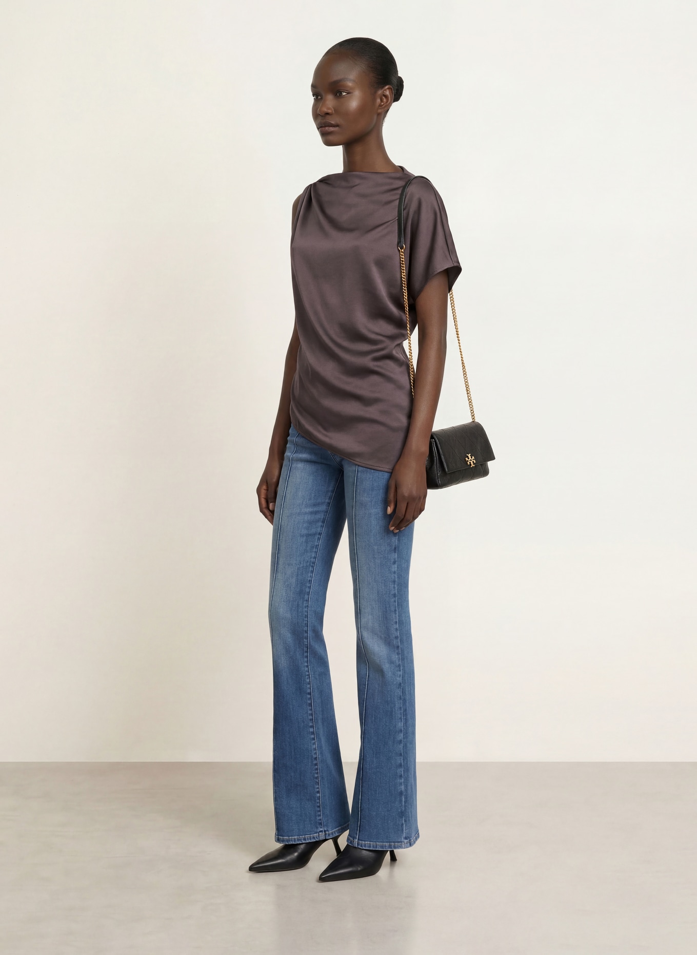 REISS Blusenshirt KEZIA: TAUPE
