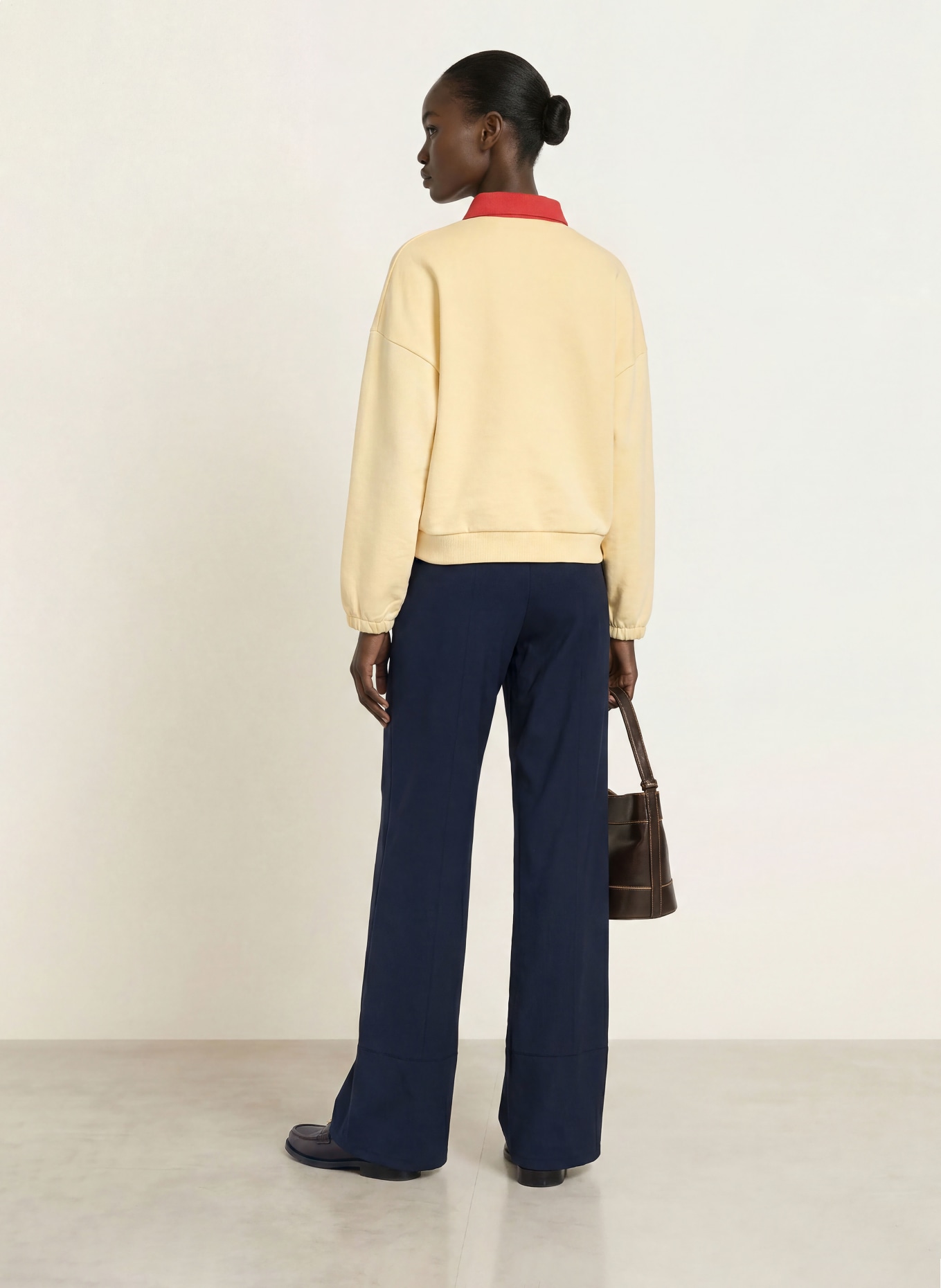 CLAUDIE PIERLOT Marlenehose: DUNKELBLAU