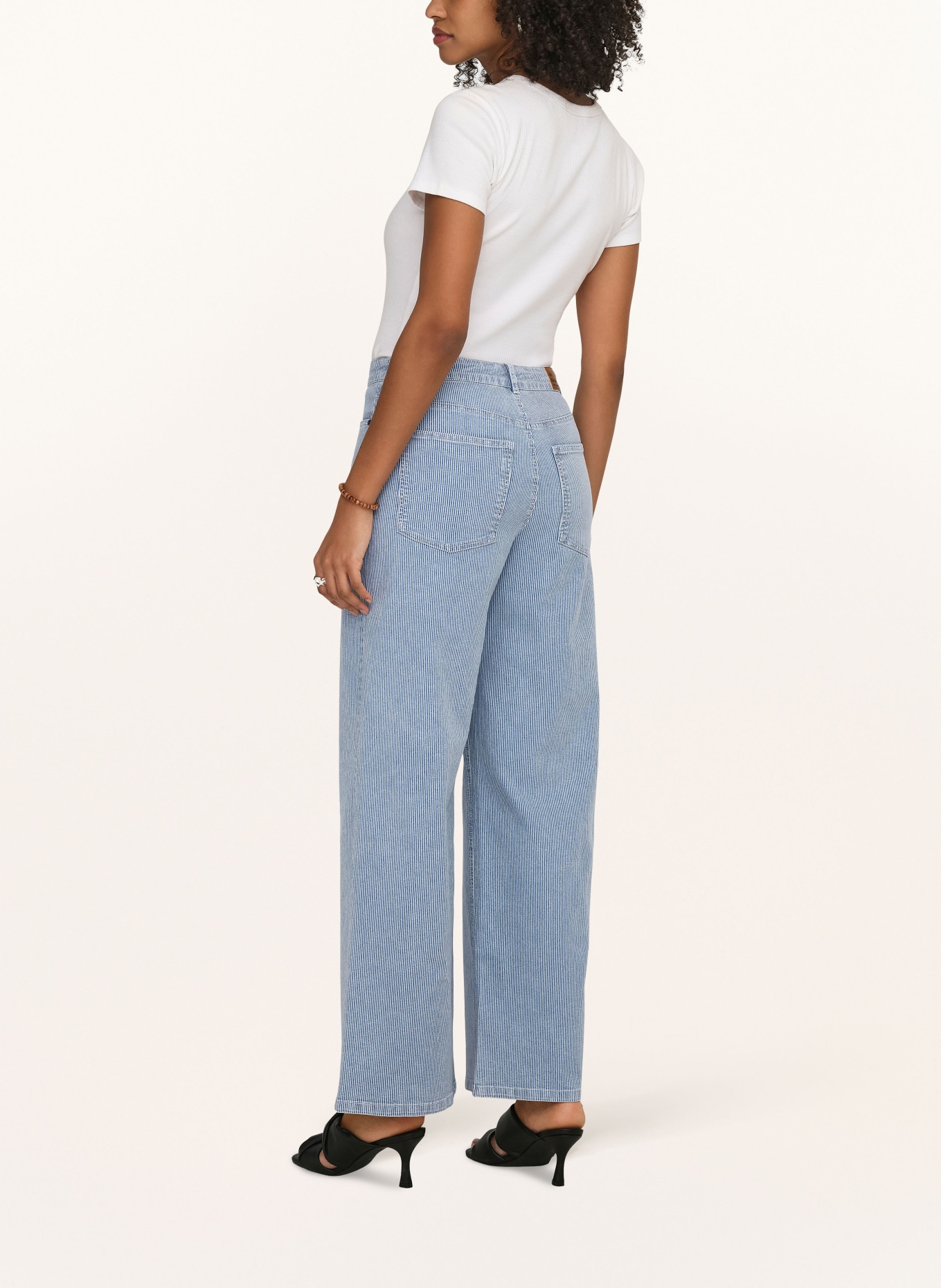 ONLY Wide leg jeans: Light Blue Denim/CLOUD DANCER