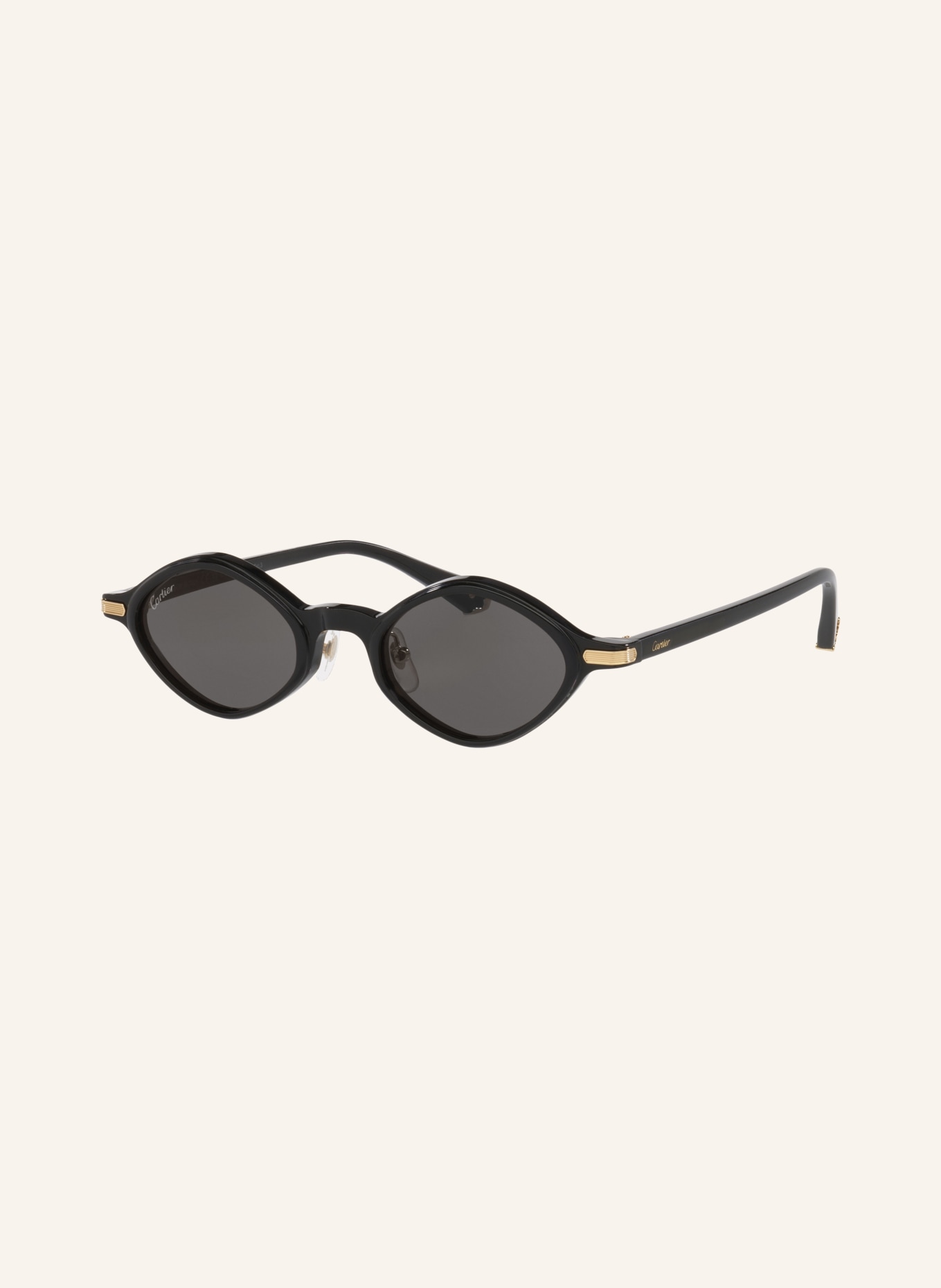 Cartier Sonnenbrille 6L001796: SCHWARZ/ DUNKELGRAU
