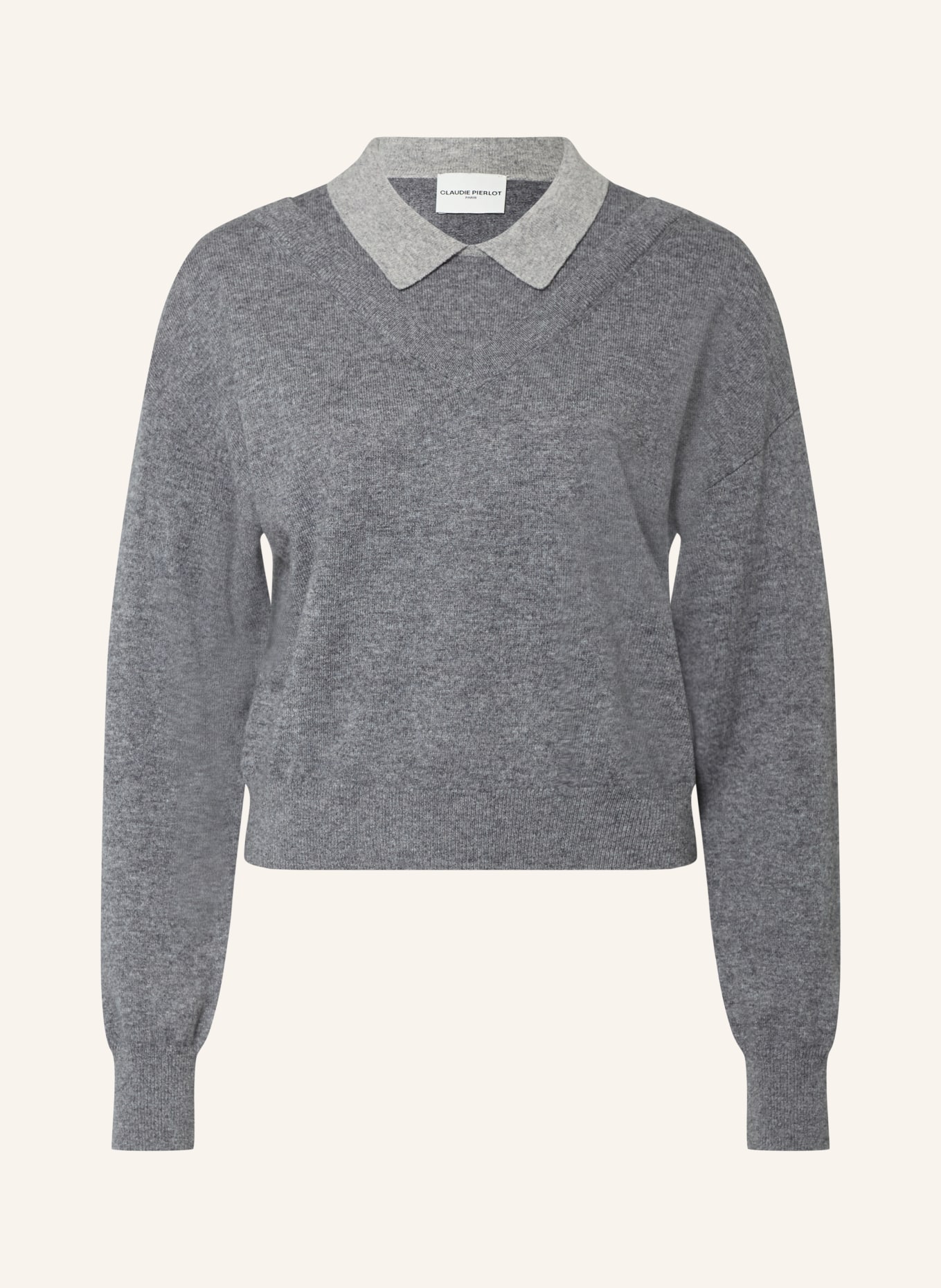CLAUDIE PIERLOT Pullover: GRAU
