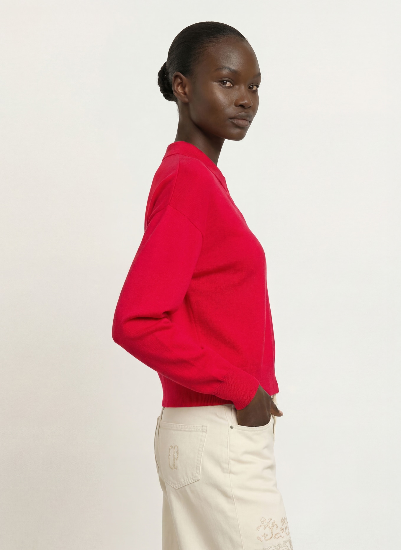 CLAUDIE PIERLOT Pullover: ROT