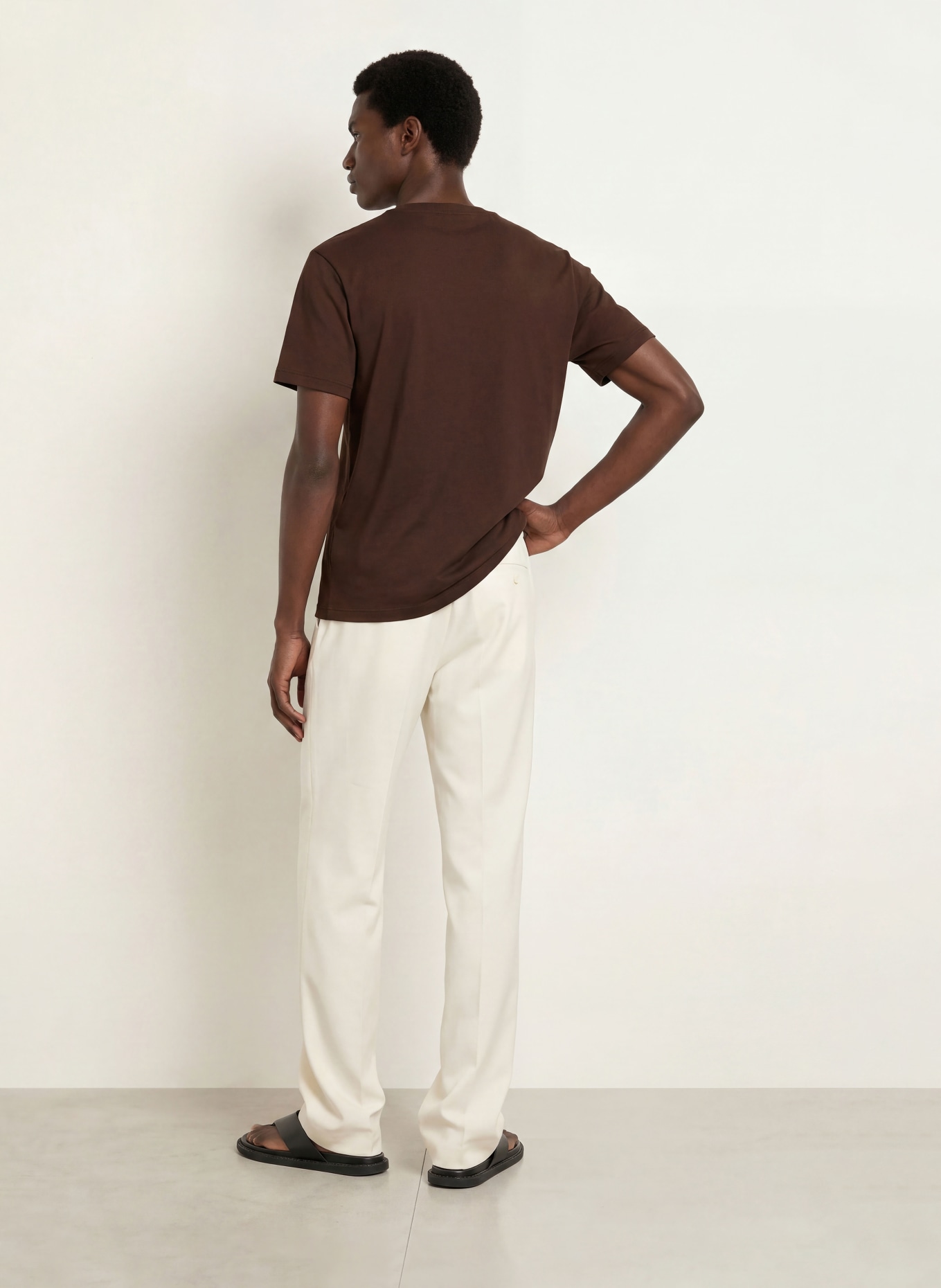 SANDRO T-Shirt: DUNKELBRAUN