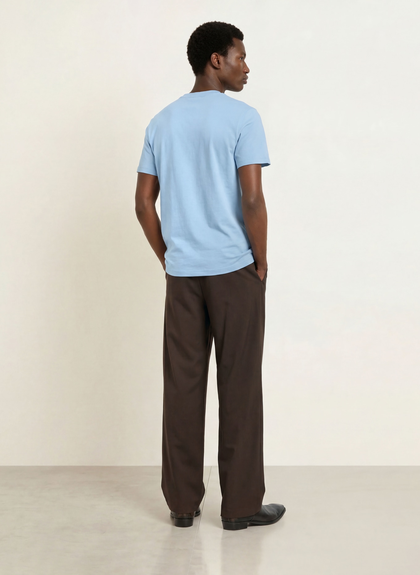 SANDRO T-shirt: JASNONIEBIESKI
