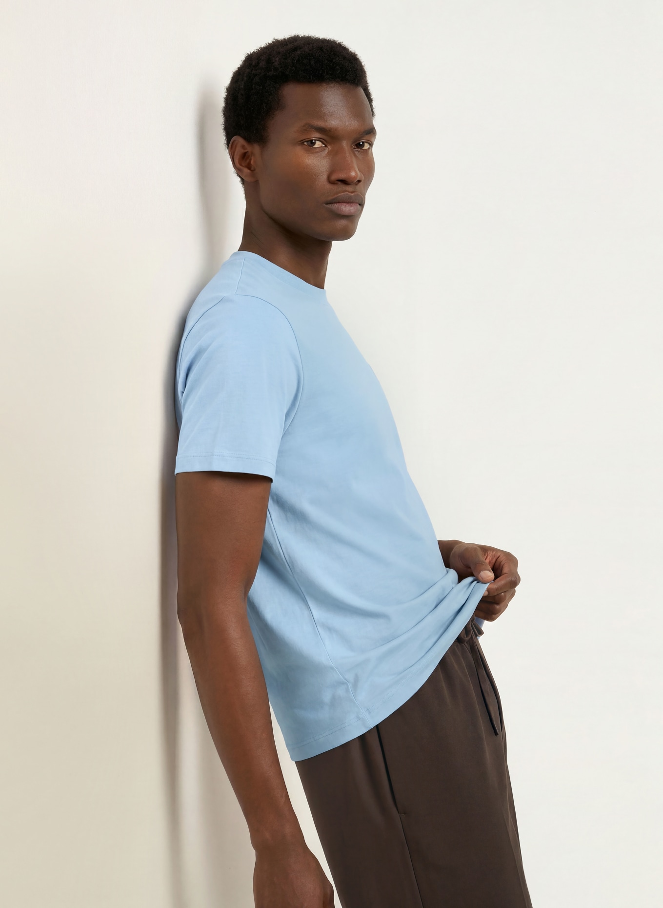 SANDRO T-shirt: JASNONIEBIESKI