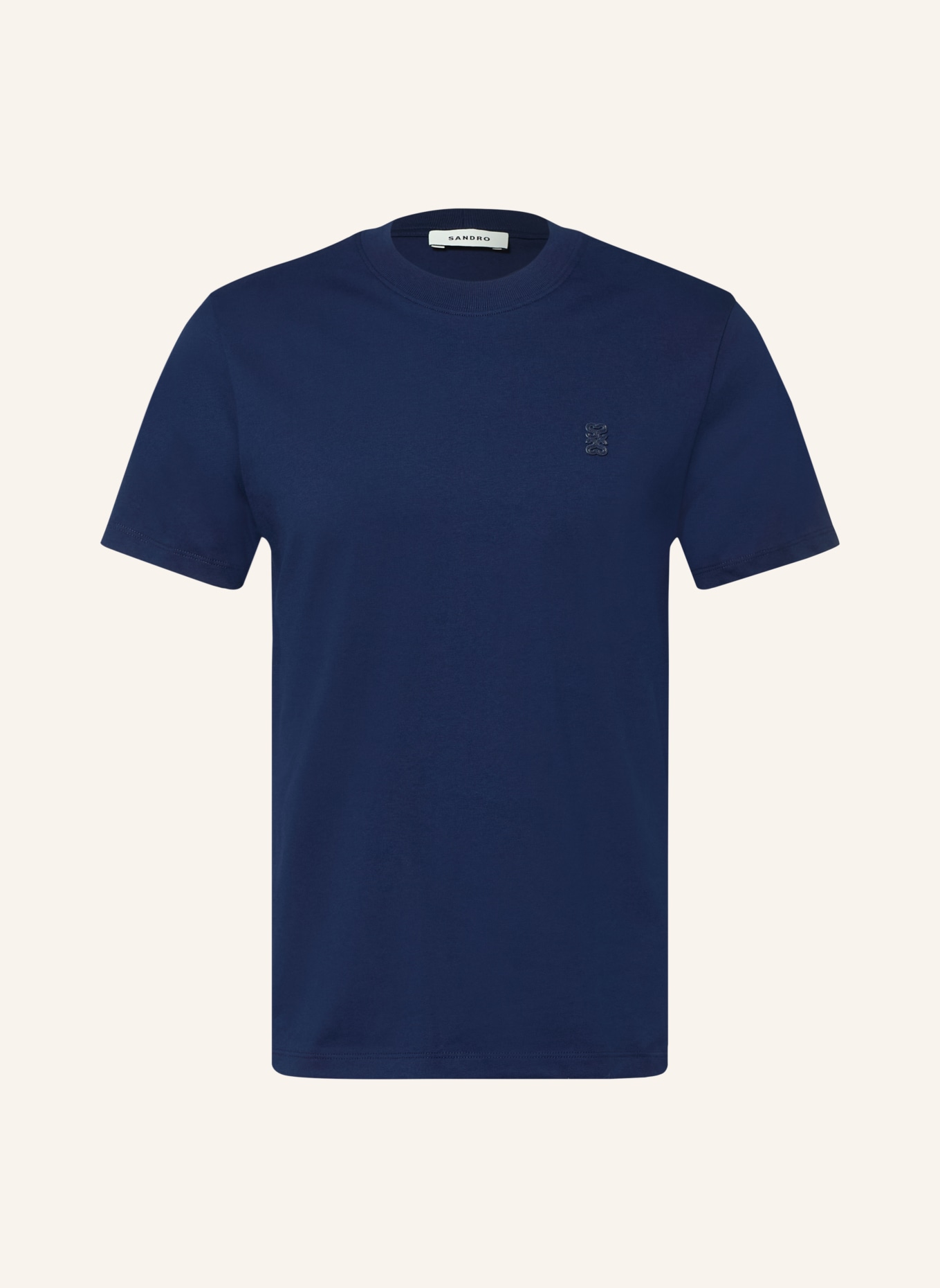 SANDRO T-Shirt: DUNKELBLAU