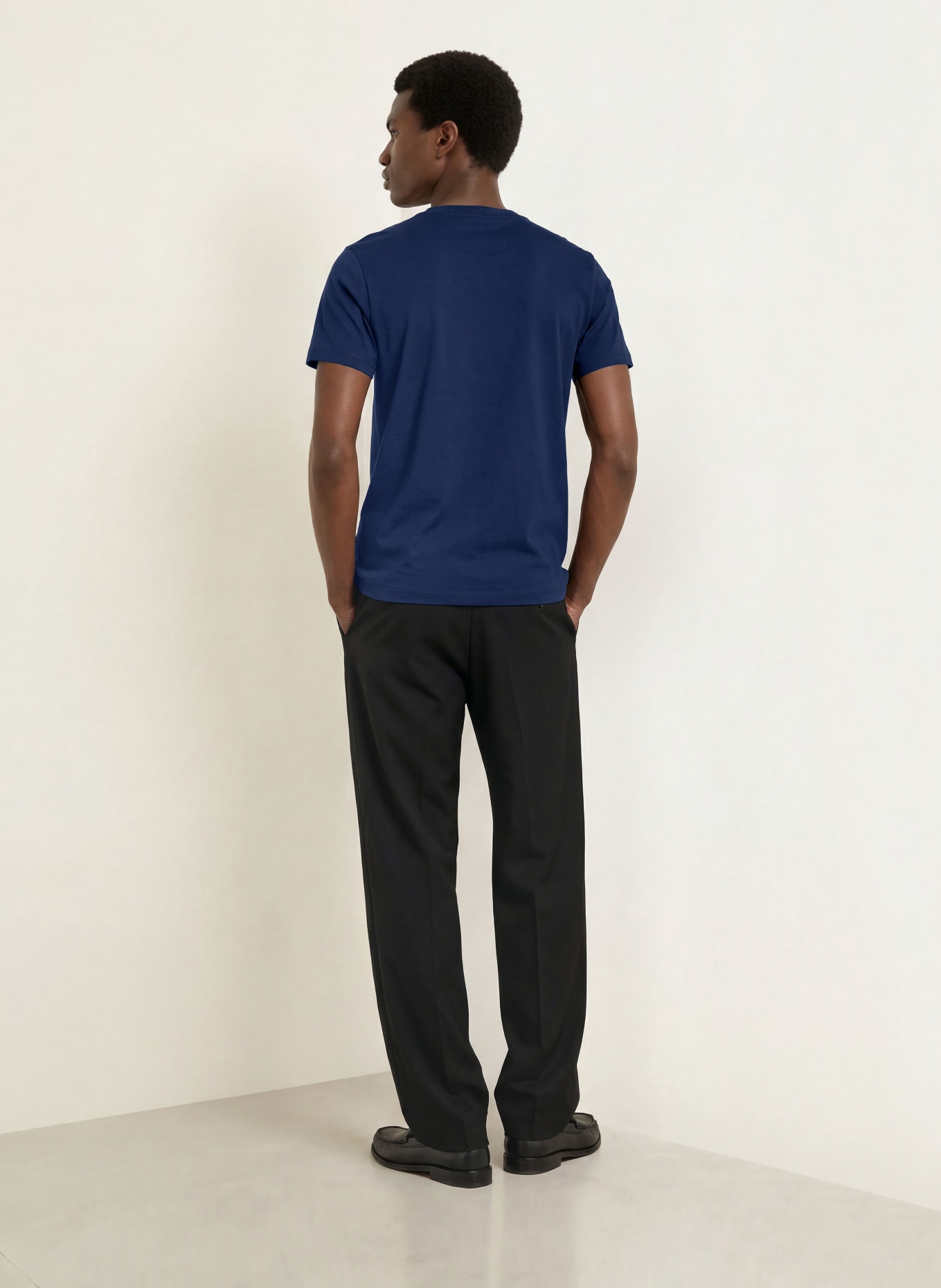 SANDRO T-Shirt: DUNKELBLAU