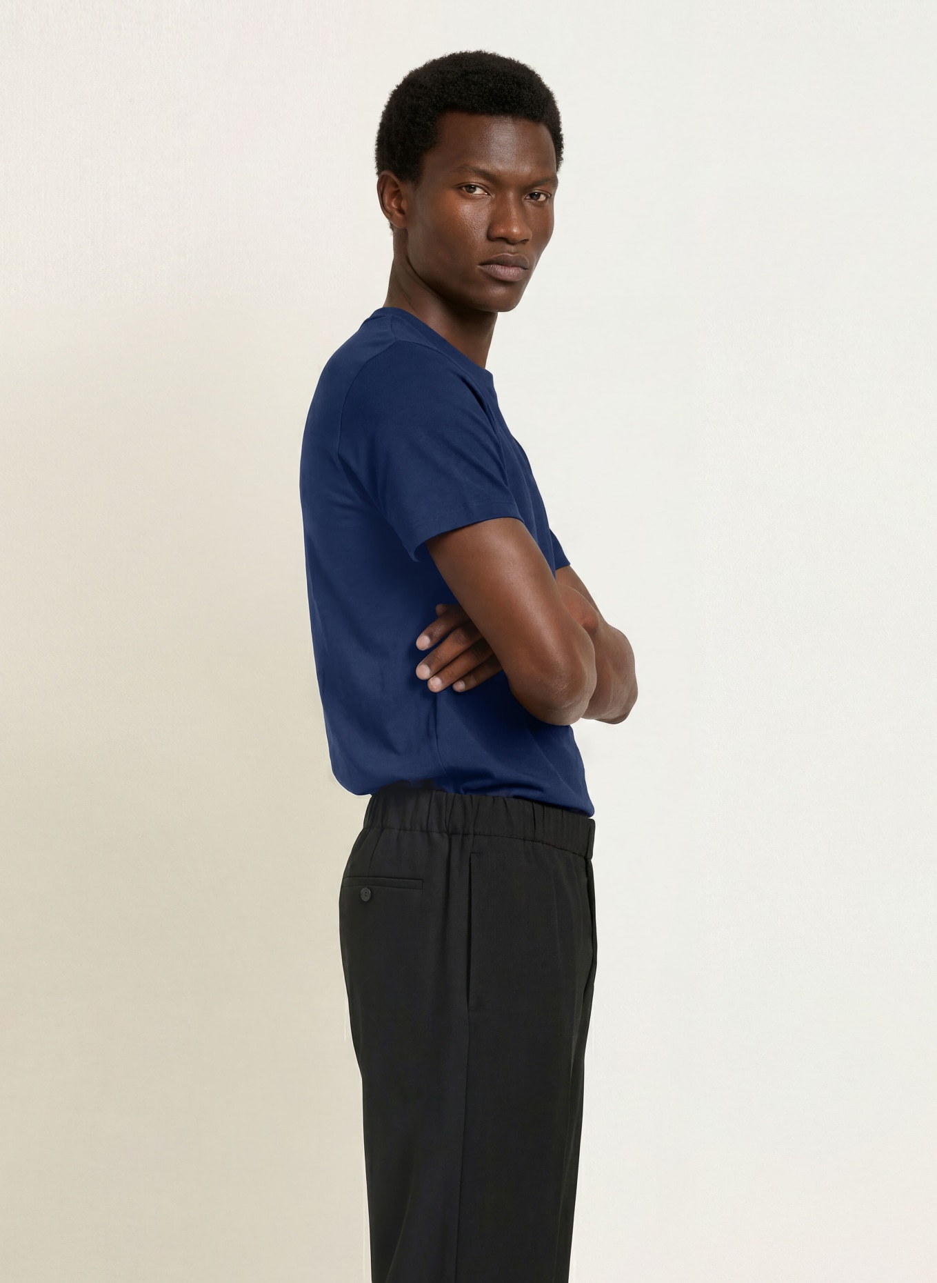 SANDRO T-Shirt: DUNKELBLAU