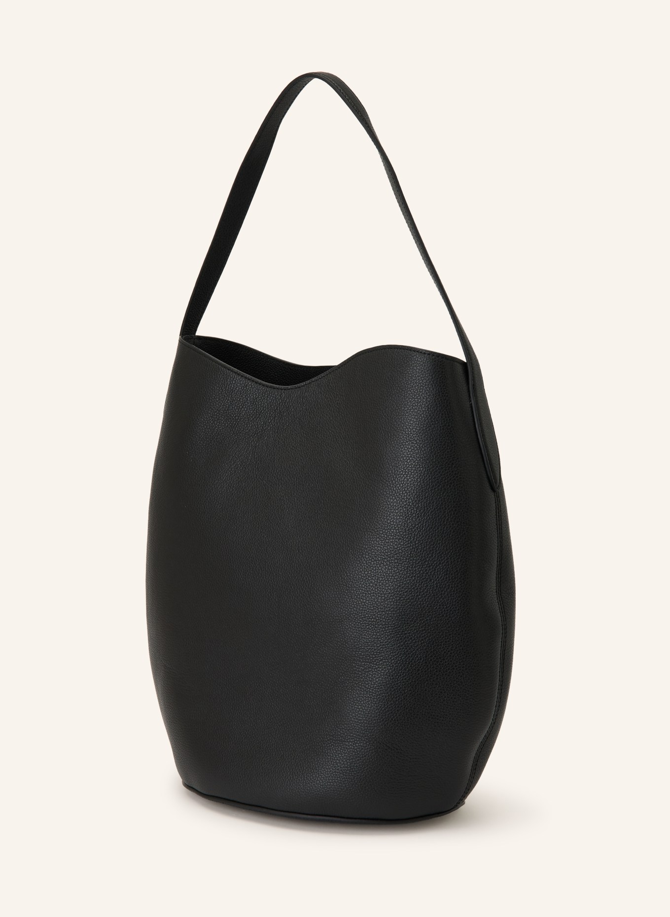 LIFFNER LARGE Shoulder bag: BLACK / GOLD