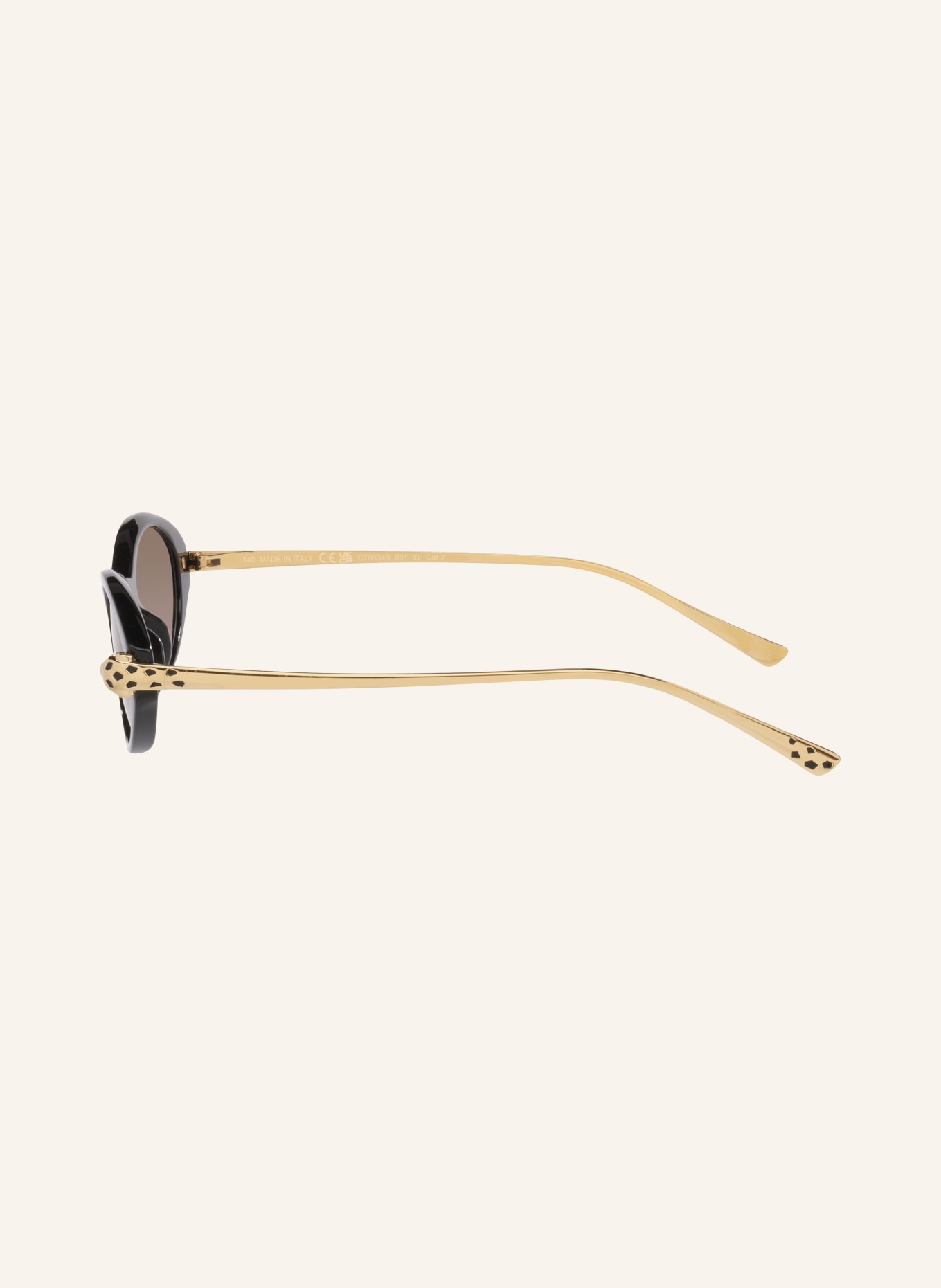 Cartier Sonnenbrille CT0634S: SCHWARZ/ GRAU VERLAUF