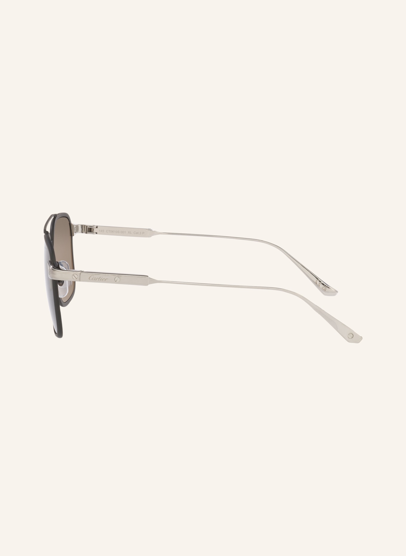 Cartier Sonnenbrille 6L001899: SCHWARZ/ DUNKELGRAU POLARISIERT