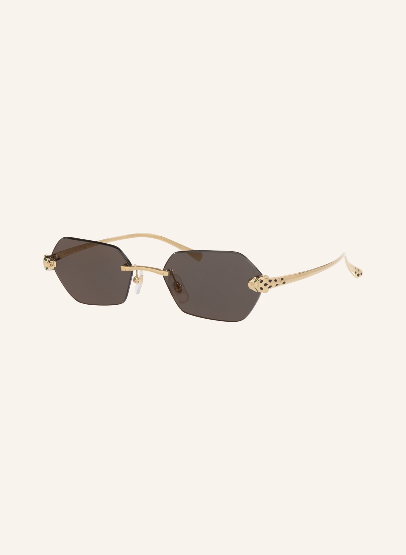 Cartier Sonnenbrille 6L001922: GOLD/ DUNKELGRAU