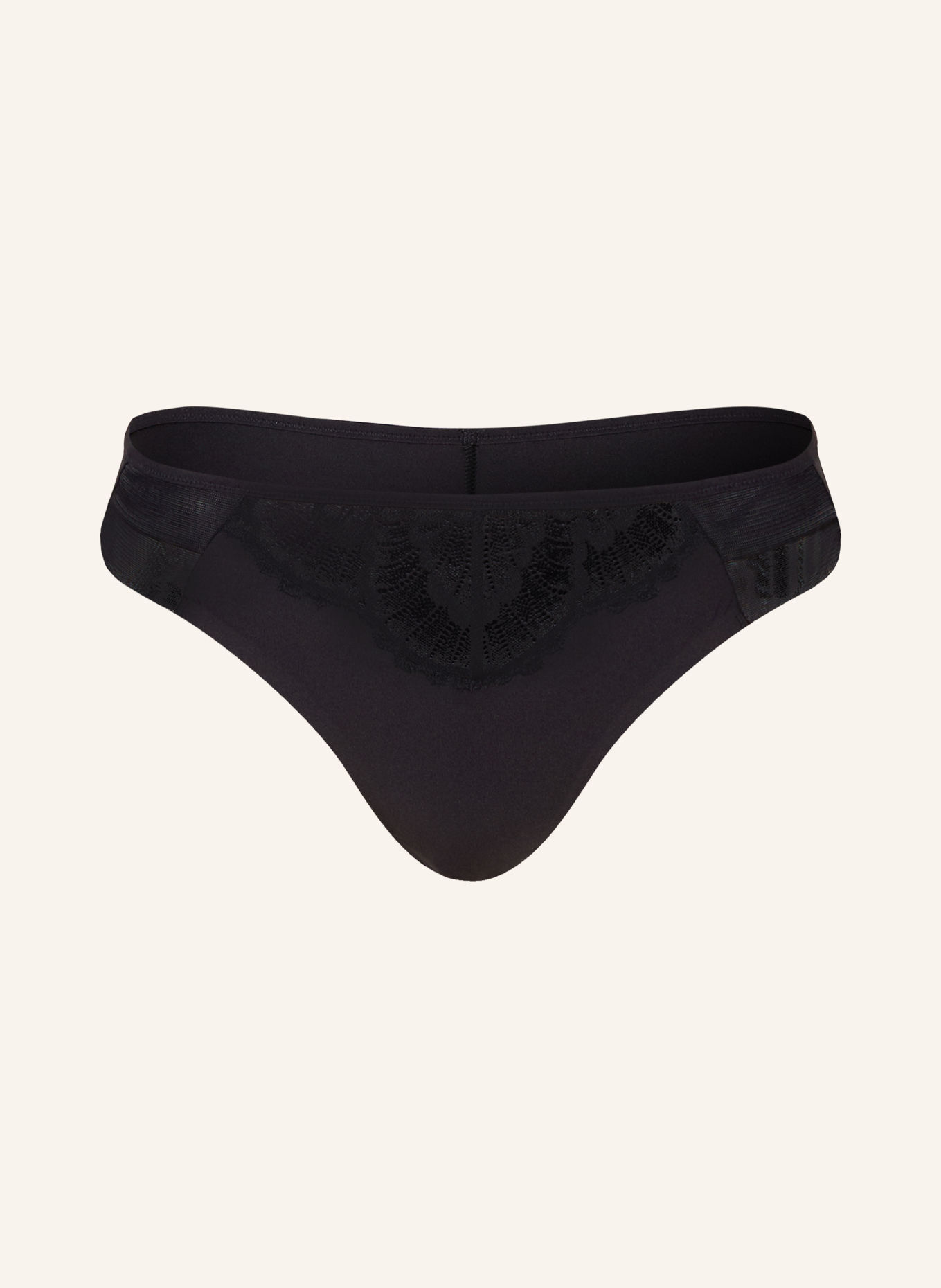 Triumph Slip LOVE IN LACE: ZWART