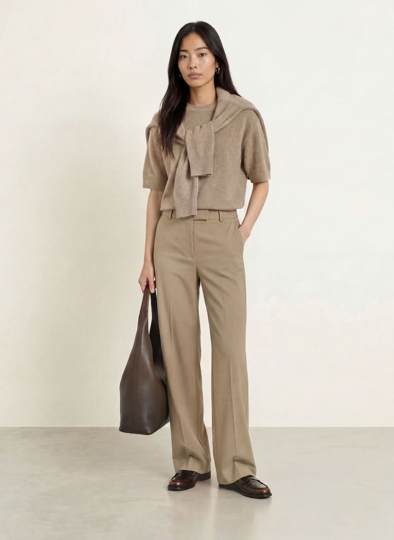 Marc O'Polo Strickshirt: BEIGE