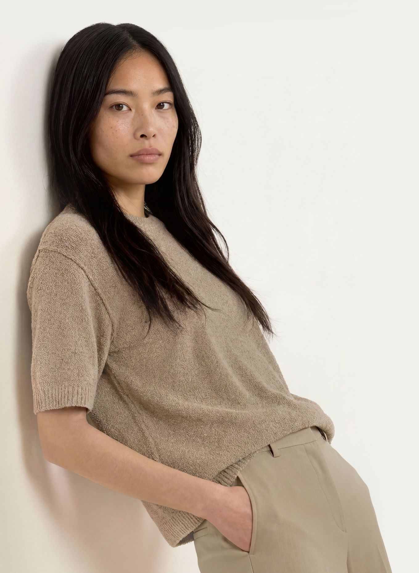 Marc O'Polo Strickshirt: BEIGE