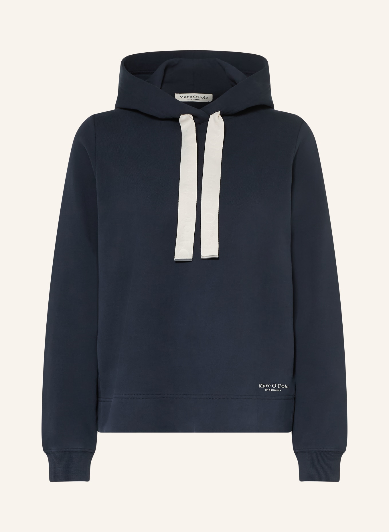 Marc O'Polo Hoodie: DONKERBLAUW