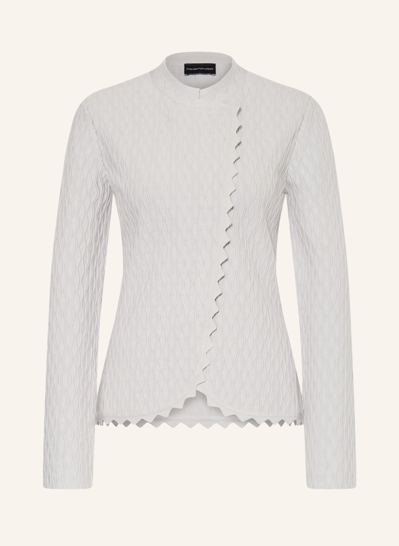 EMPORIO ARMANI Cardigan: LIGHT GRAY