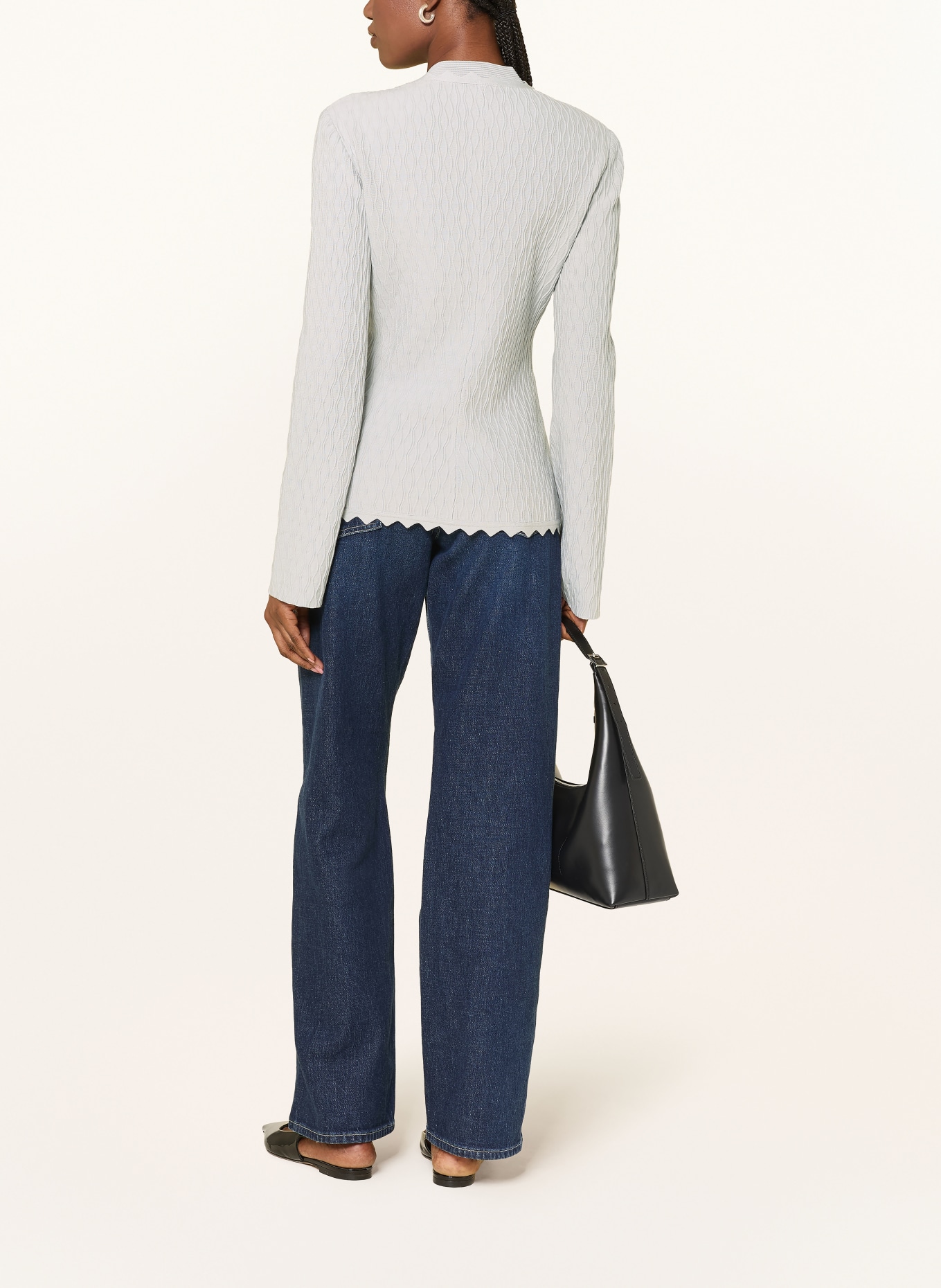 EMPORIO ARMANI Cardigan: LIGHT GRAY