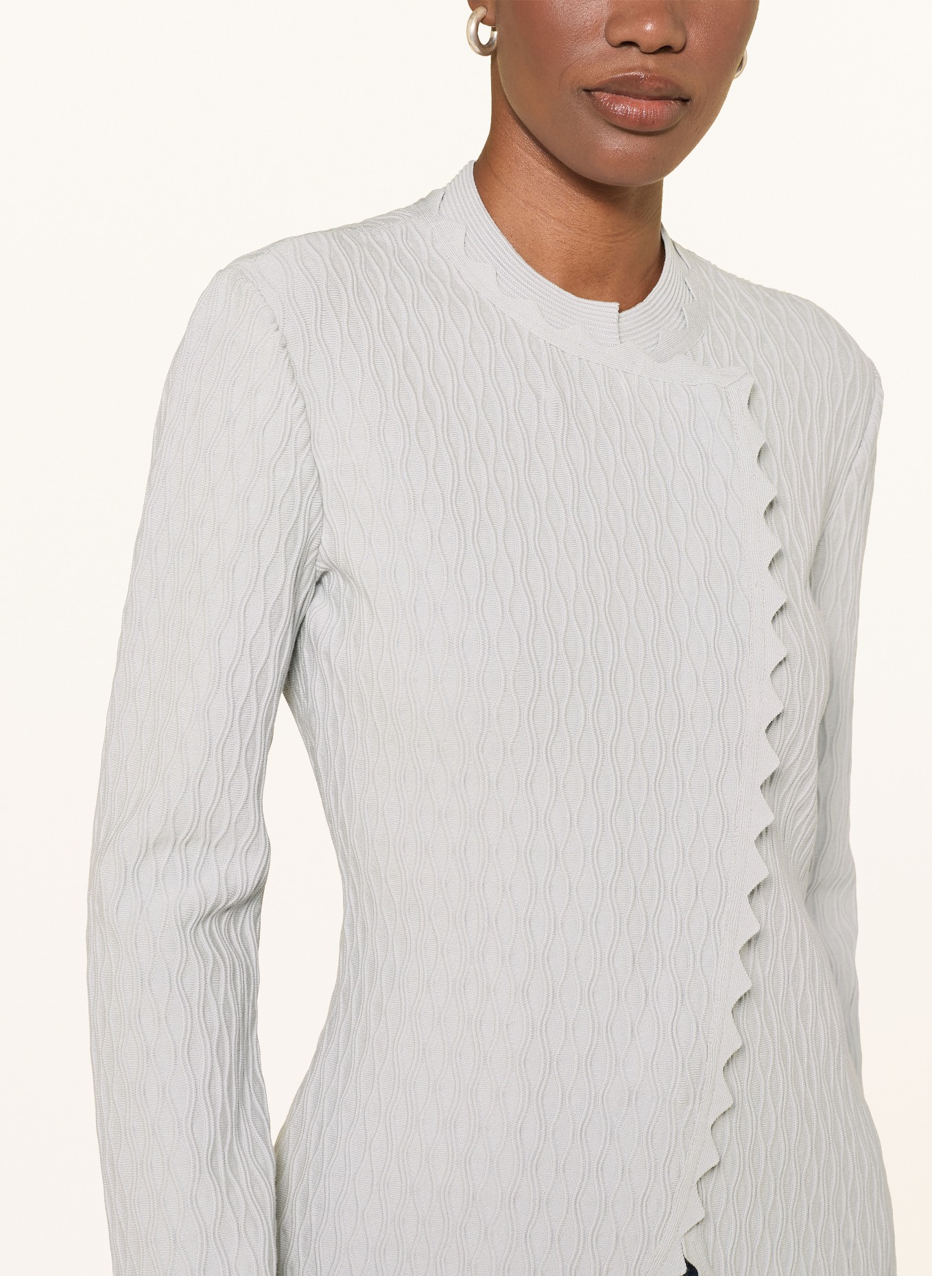 EMPORIO ARMANI Cardigan: LIGHT GRAY