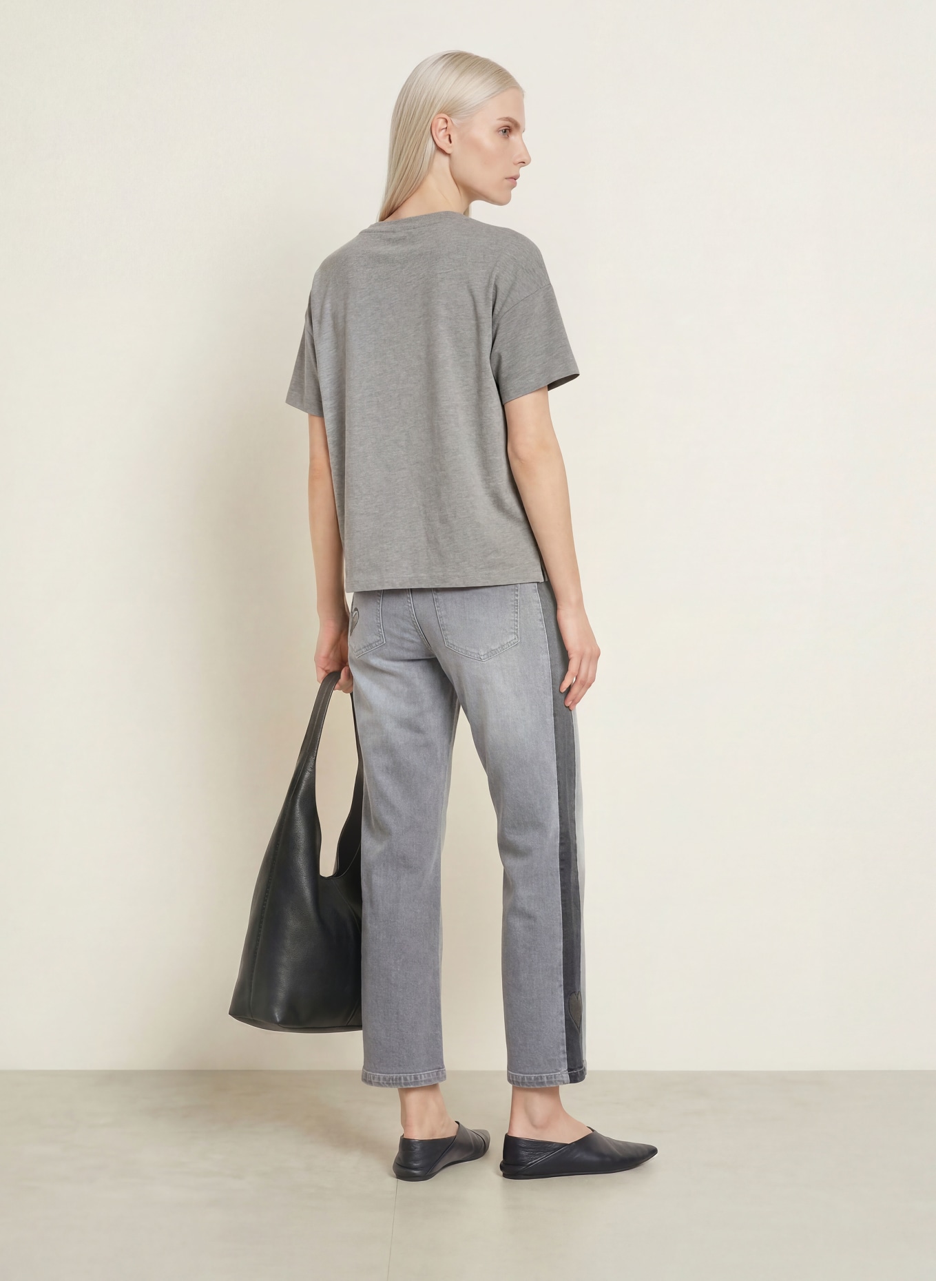 SPORTALM T-Shirt mit Pailletten: GRAU