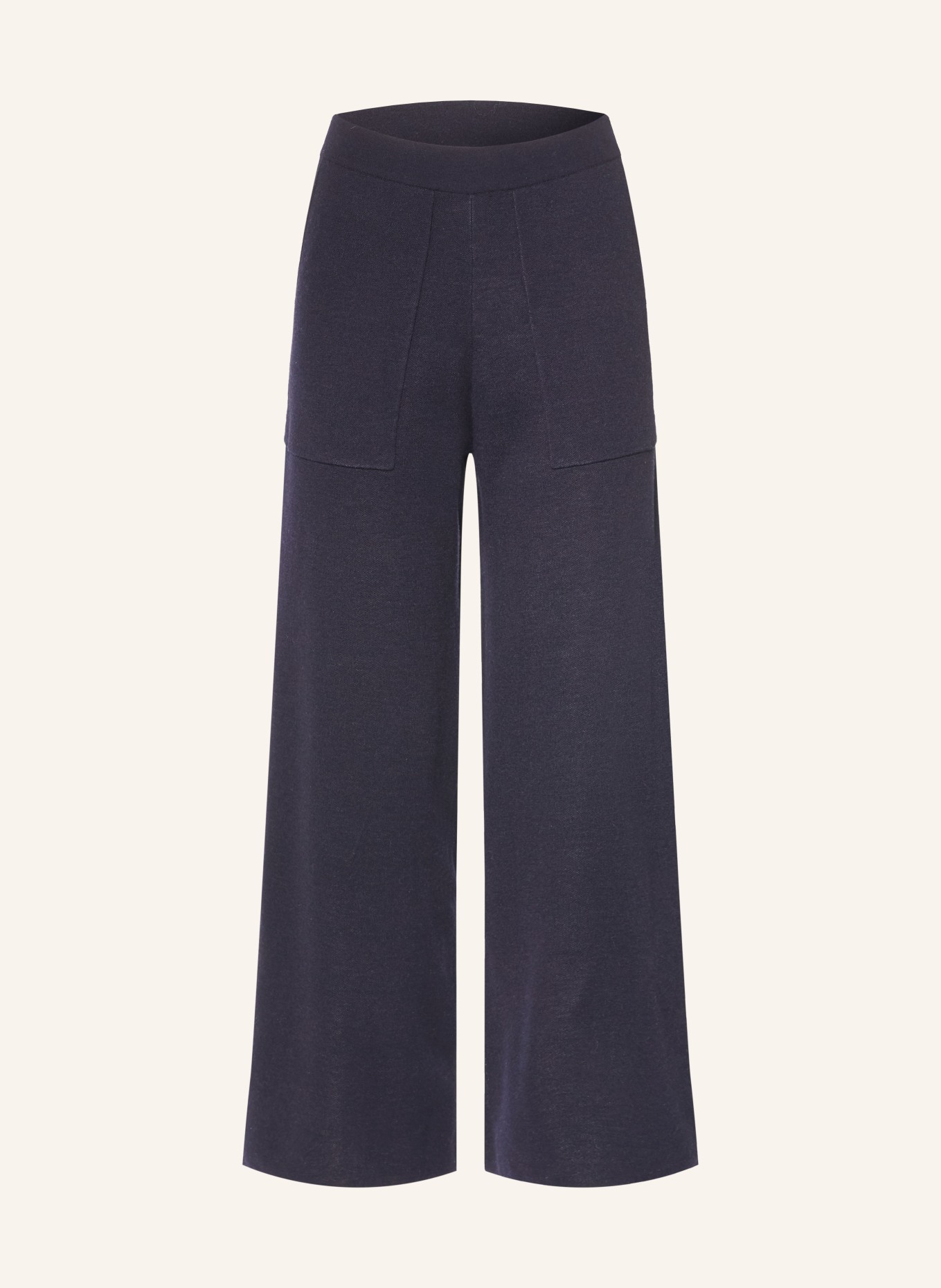 SPORTALM Gebreide broek: DONKERBLAUW
