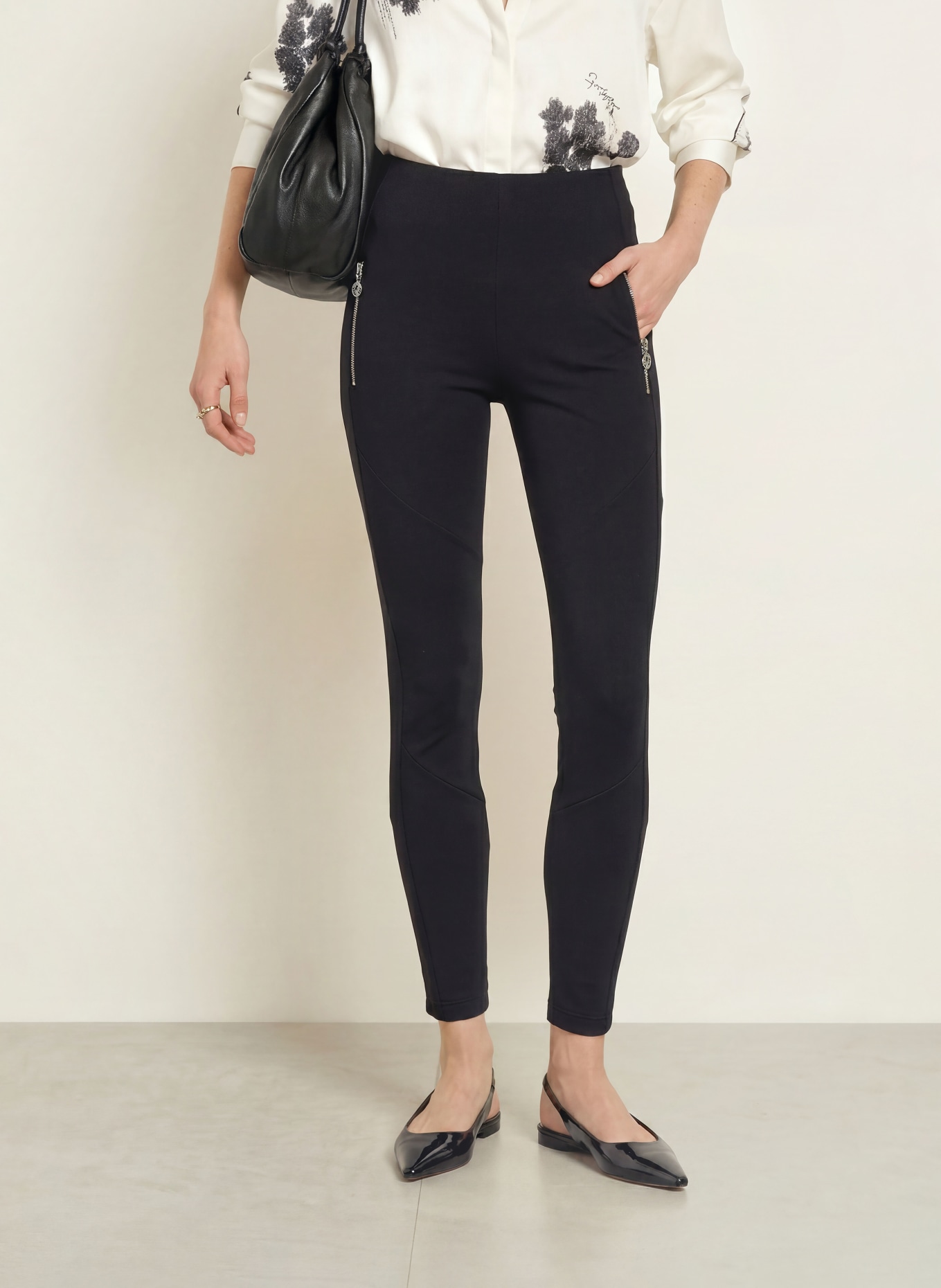 SPORTALM Legging: ZWART