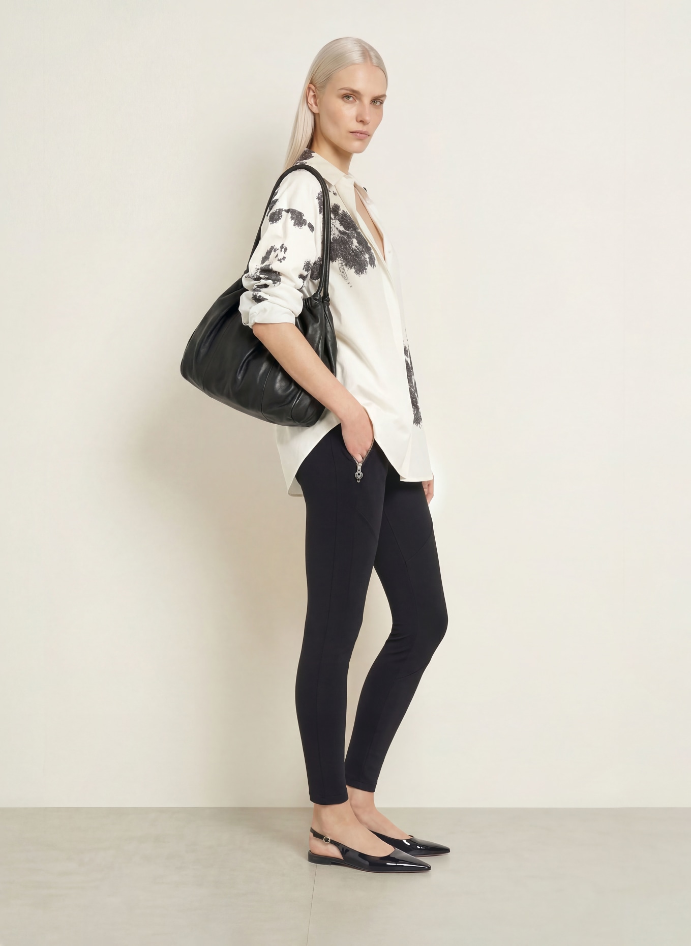 SPORTALM Legging: ZWART