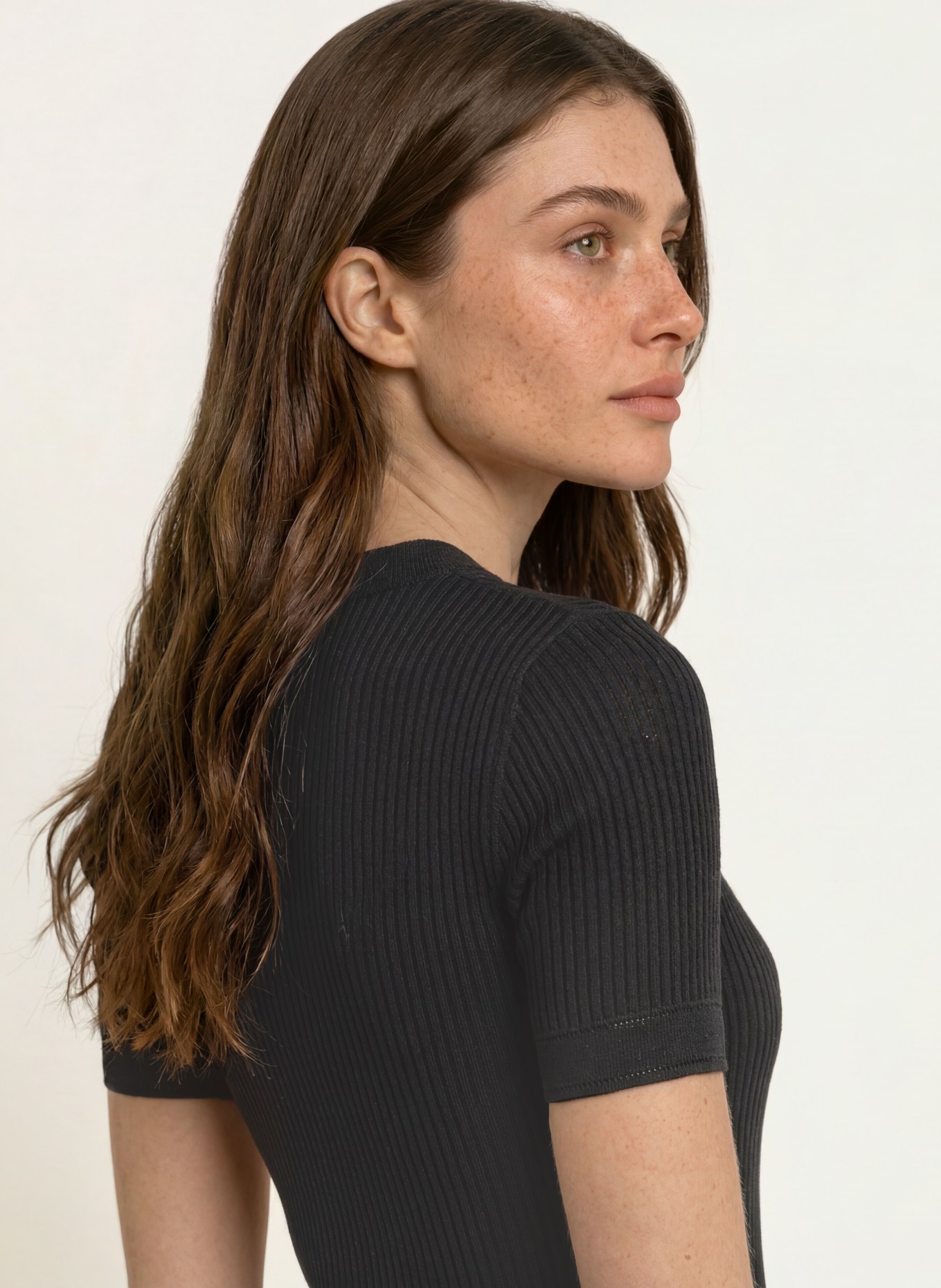 CLAUDIE PIERLOT Kleid im Materialmix: SCHWARZ
