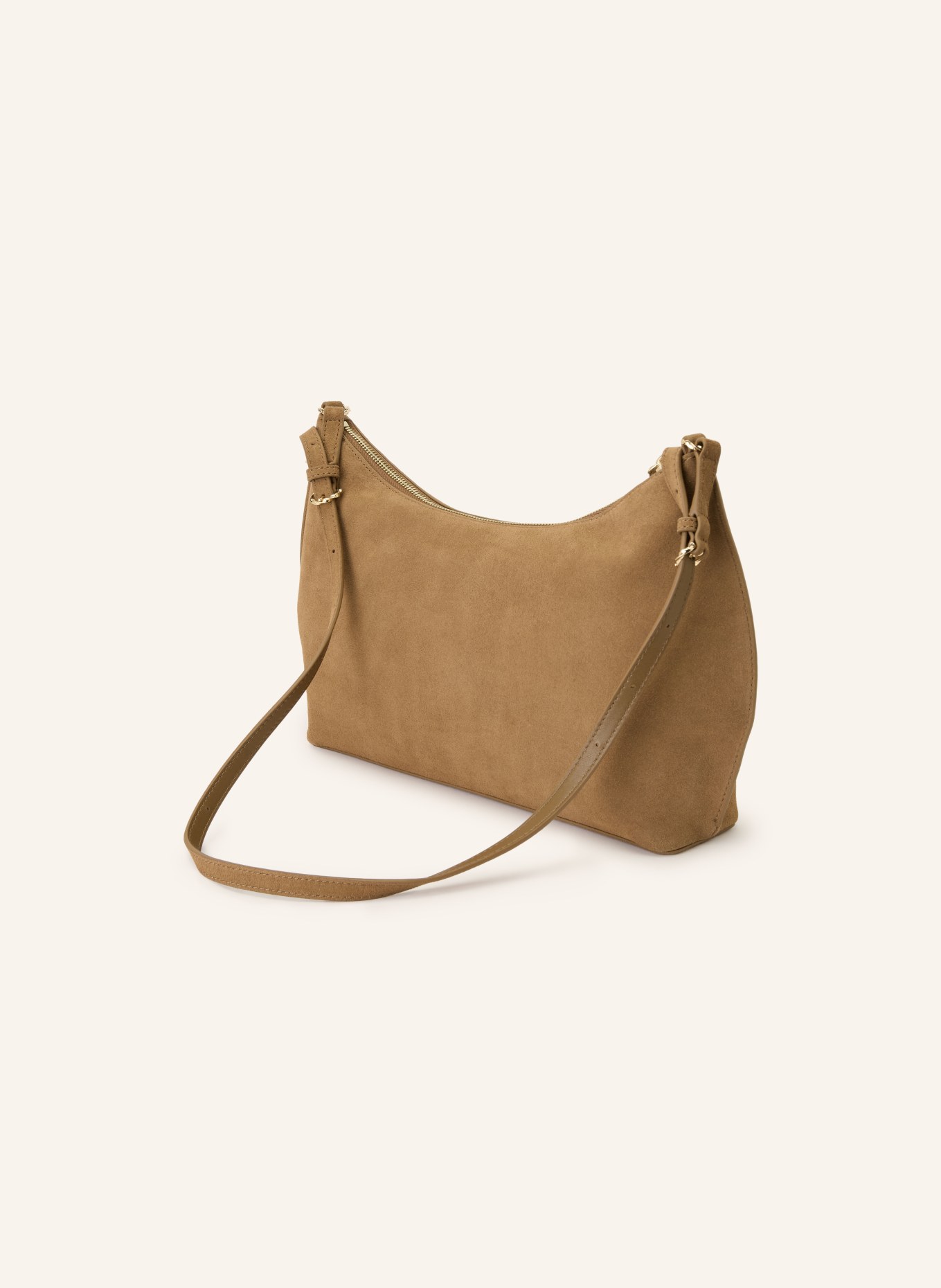 CLAUDIE PIERLOT Schultertasche: BRAUN / GOLD