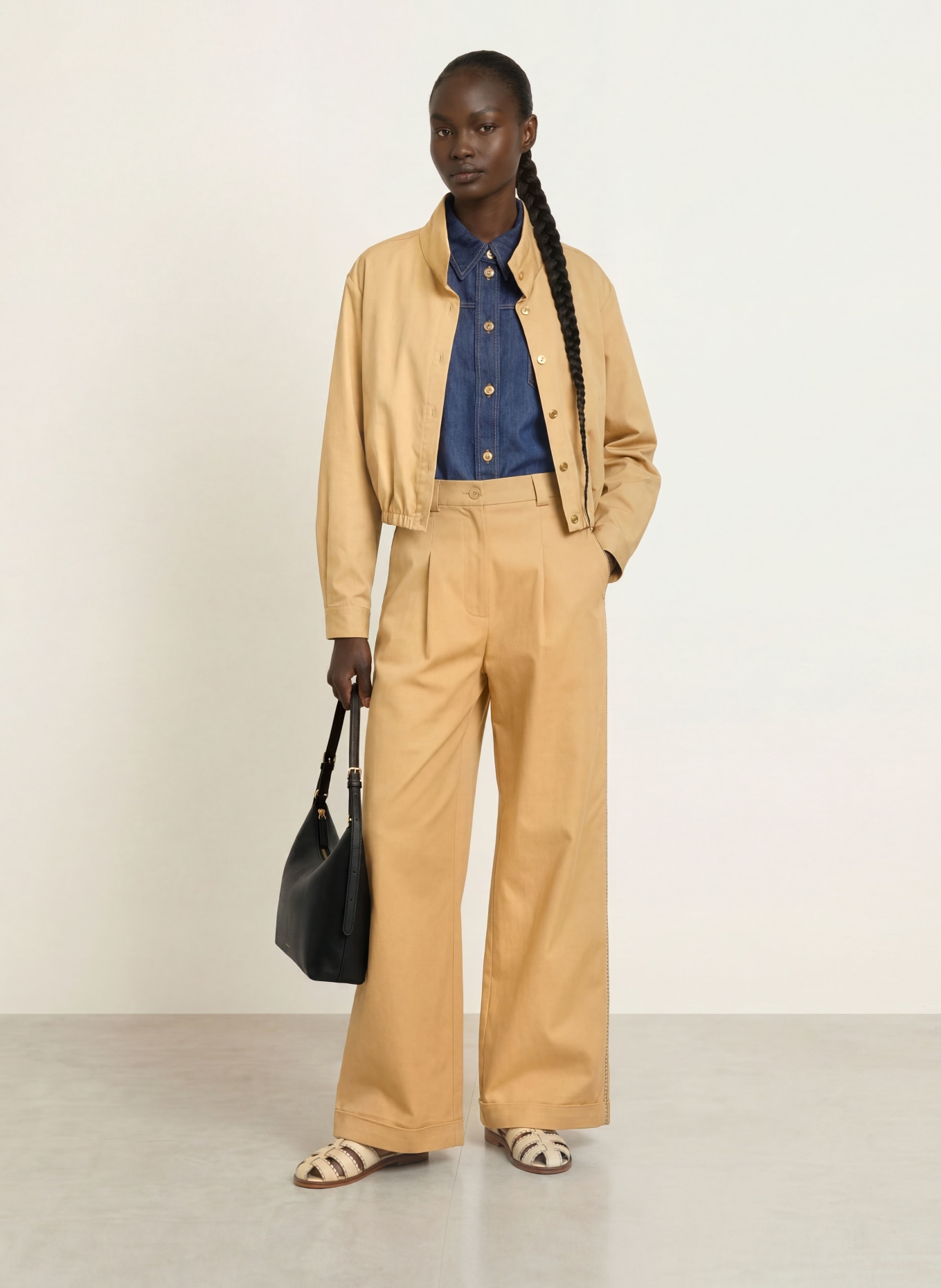 CLAUDIE PIERLOT Schultertasche: SCHWARZ
