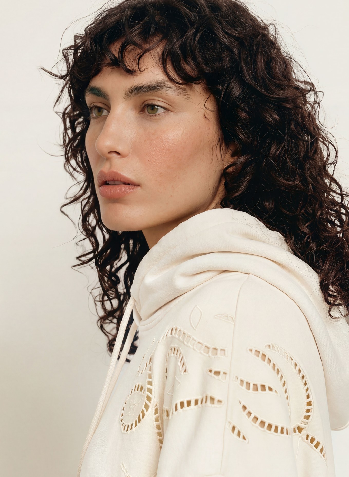 ba&sh Hoodie BENI: ECRU