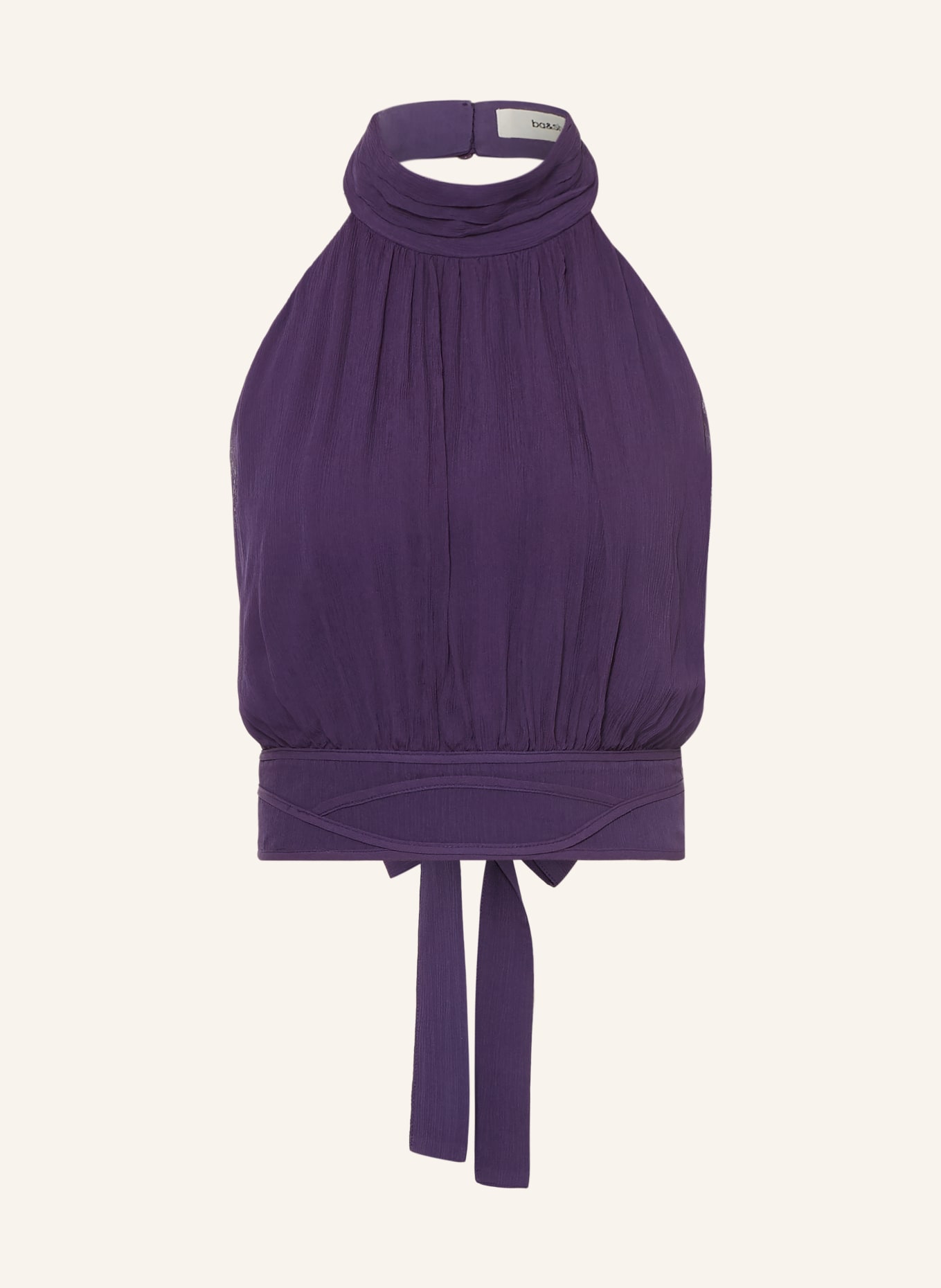 ba&sh Cropped-Top OIA: DUNKELLILA