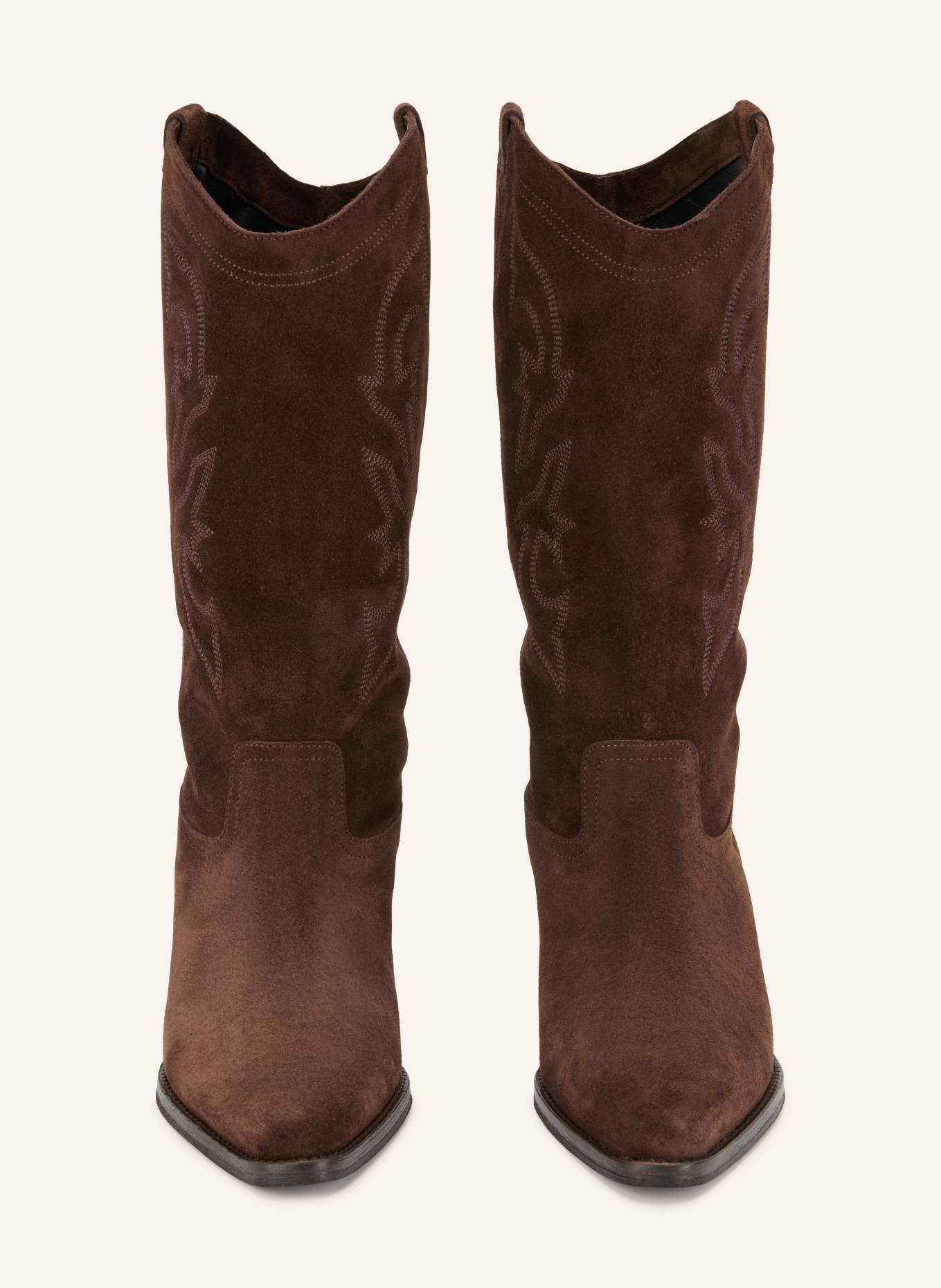 ba&sh Cowboy Boots CLAURYS: DUNKELBRAUN