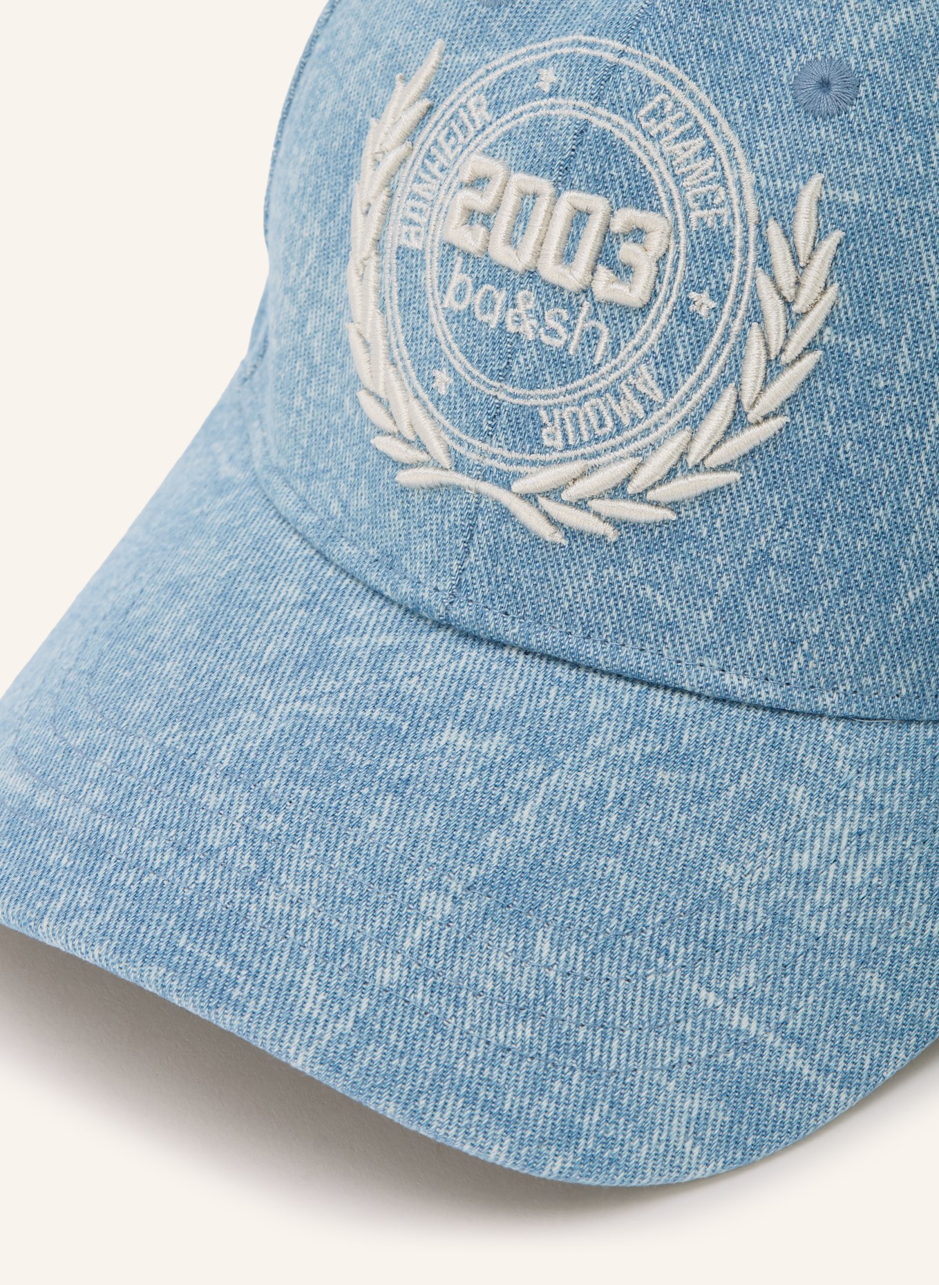ba&sh Cap HEMILE: HELLBLAU / WEISS