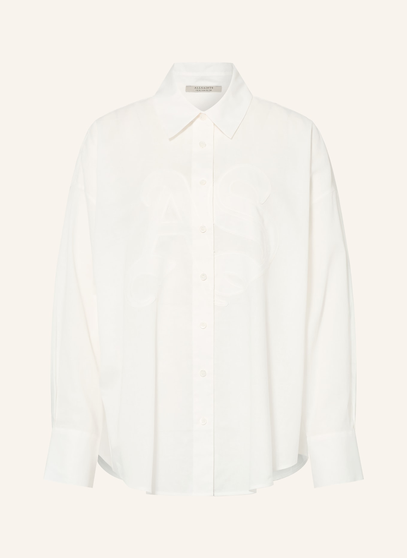 ALLSAINTS Hemdbluse SPARROW mit Leinen: WEISS