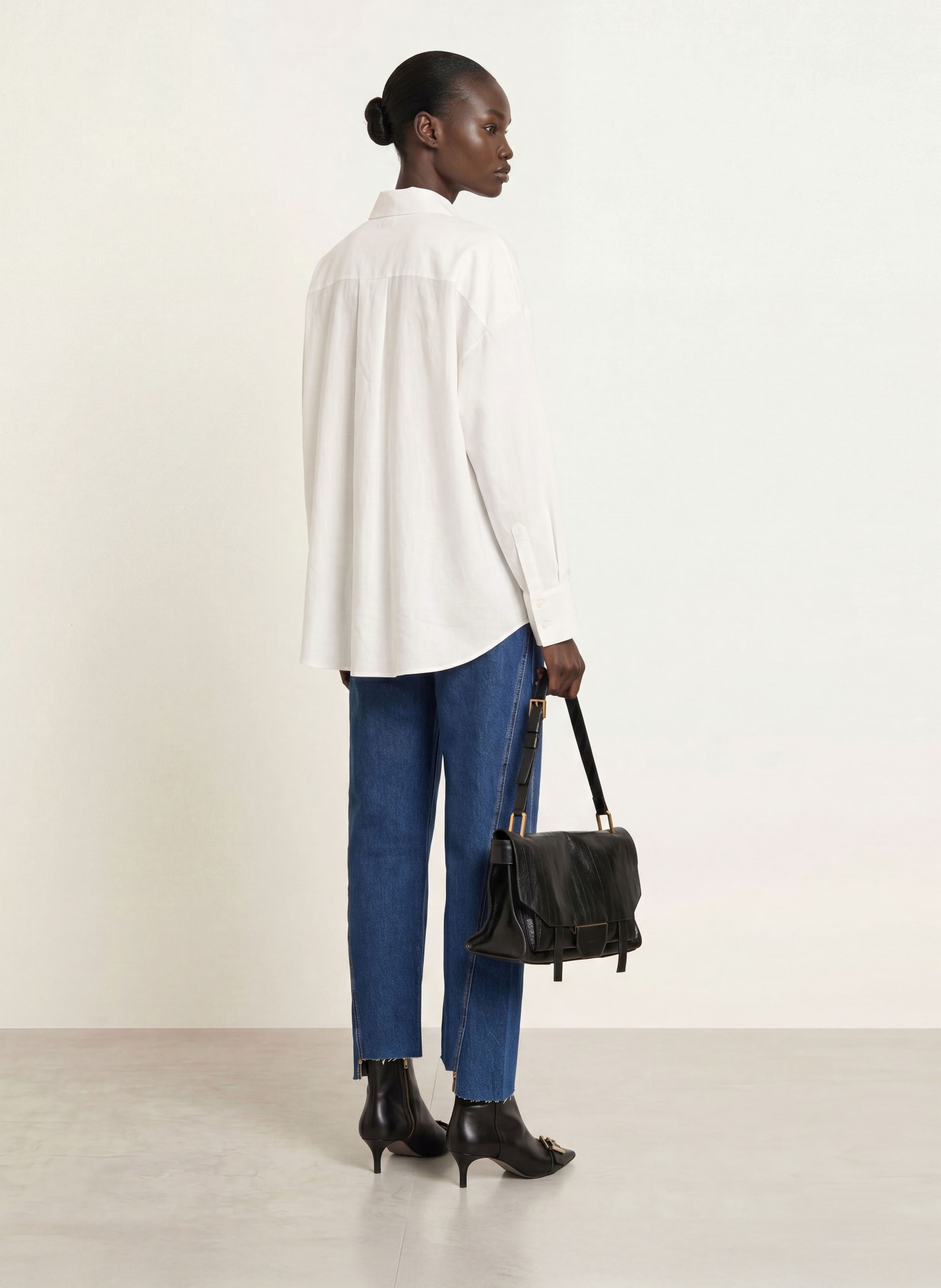 ALLSAINTS Hemdbluse SPARROW mit Leinen: WEISS