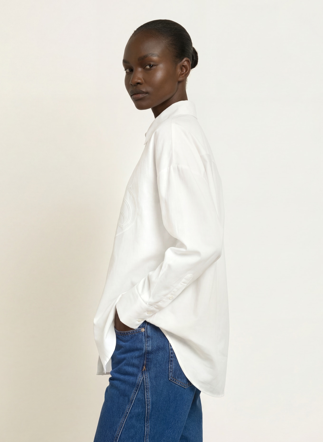 ALLSAINTS Hemdbluse SPARROW mit Leinen: WEISS