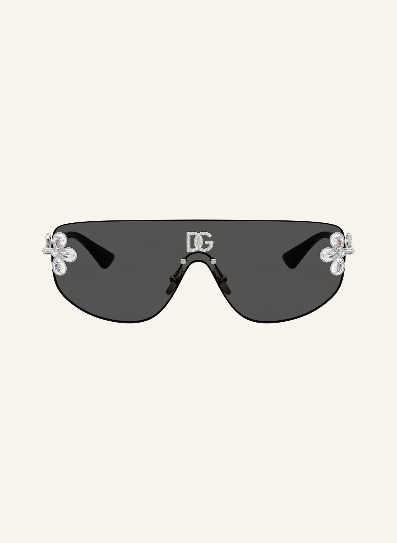 DOLCE & GABBANA Okulary przeciwsłoneczne DG2333B: SREBRNY/ CIEMNOSZARY