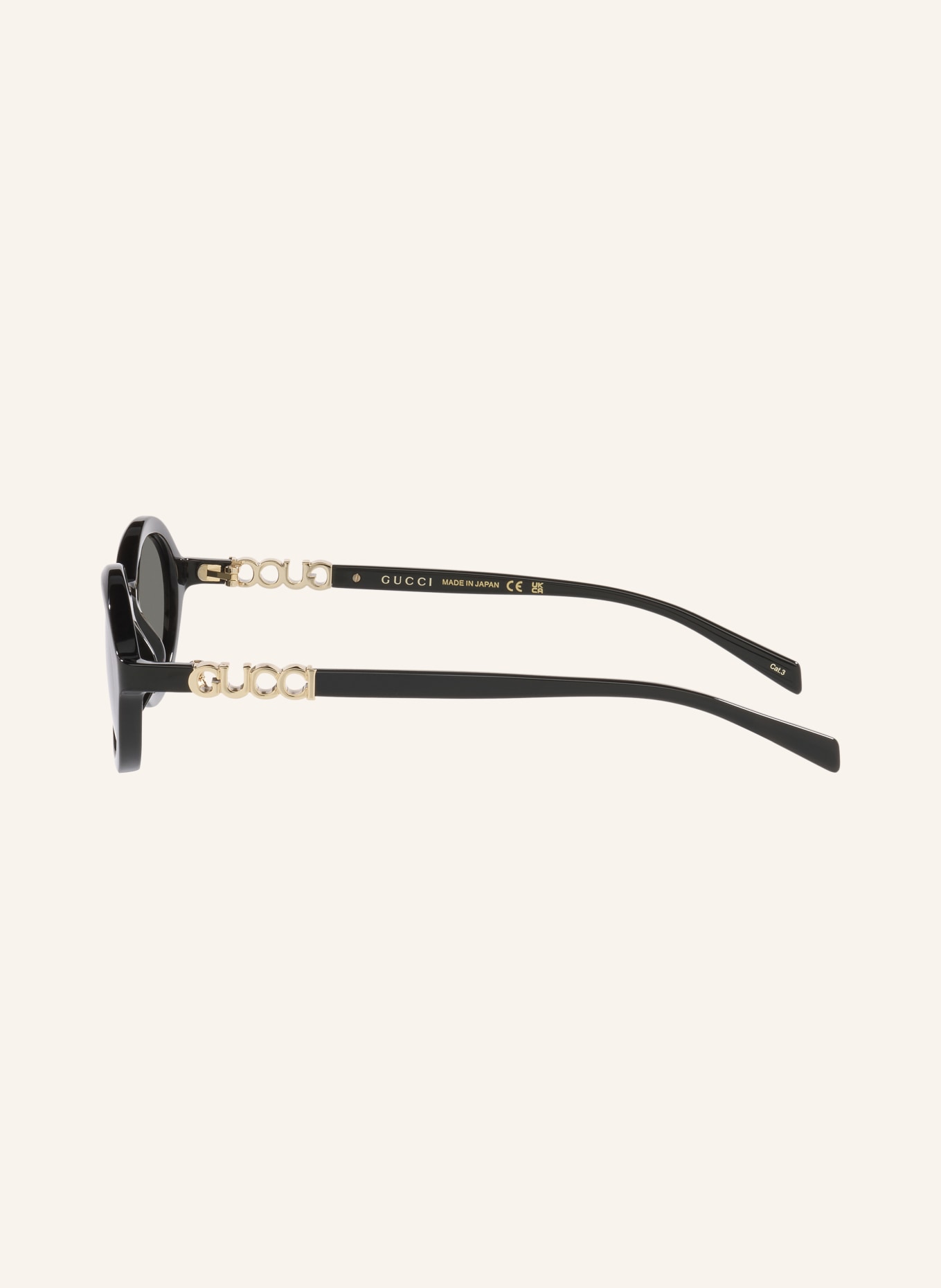GUCCI Okulary przeciwsłoneczne GC002814: CZARNY/ SZARY