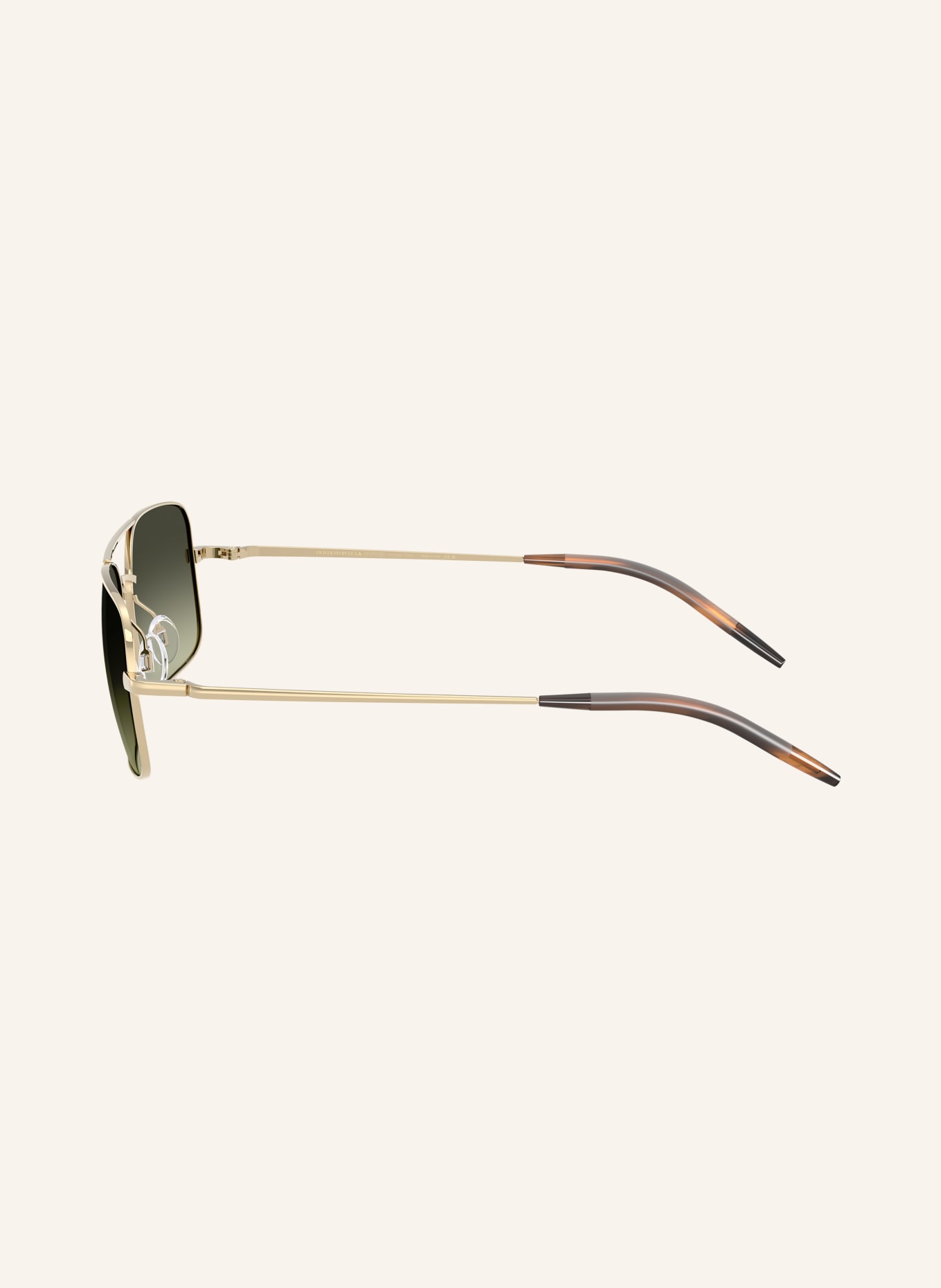 OLIVER PEOPLES Sonnenbrille OV1373S: GOLD/ GRÜN VERLAUF