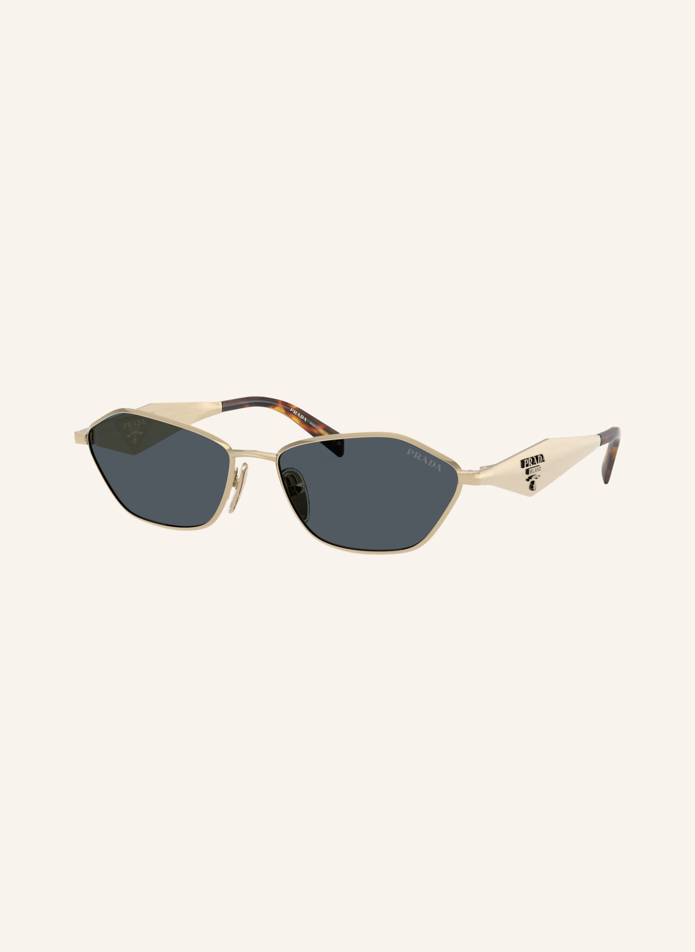 PRADA Sonnenbrille PR D50S: GOLD/ DUNKELGRAU
