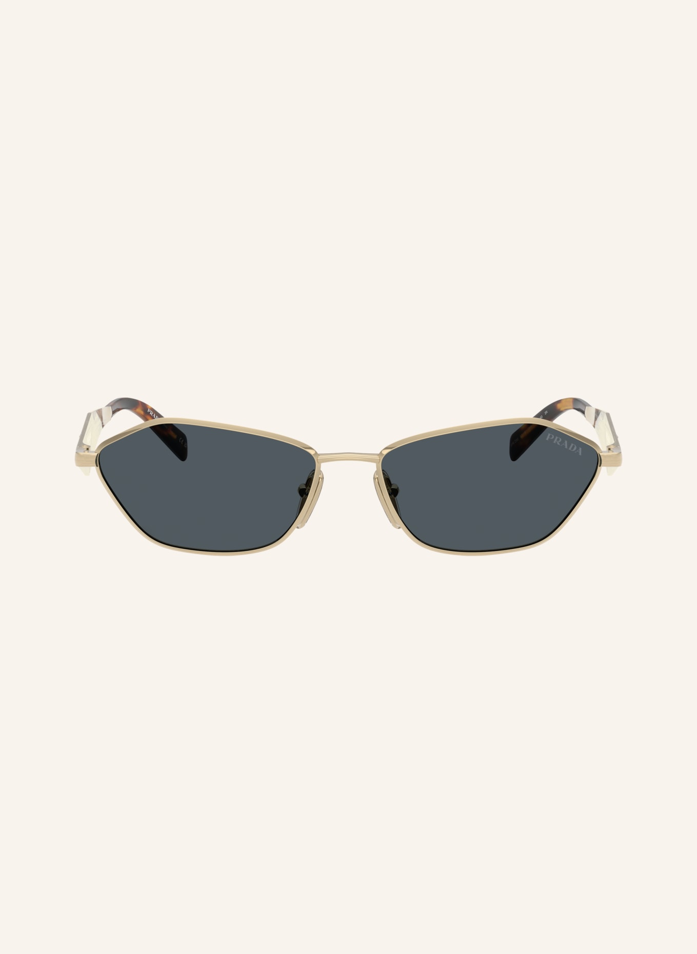 PRADA Sonnenbrille PR D50S: GOLD/ DUNKELGRAU