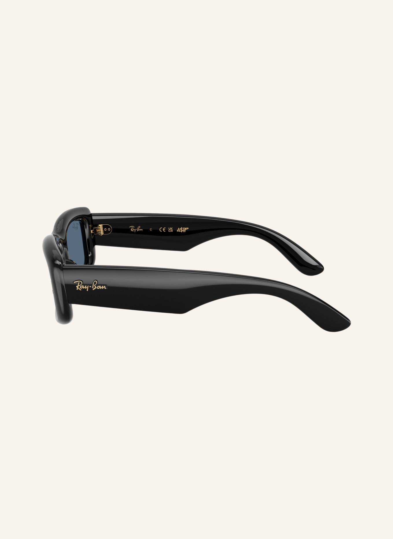 Ray-Ban Sunglasses RB4944: BLACK/ DARK BLUE