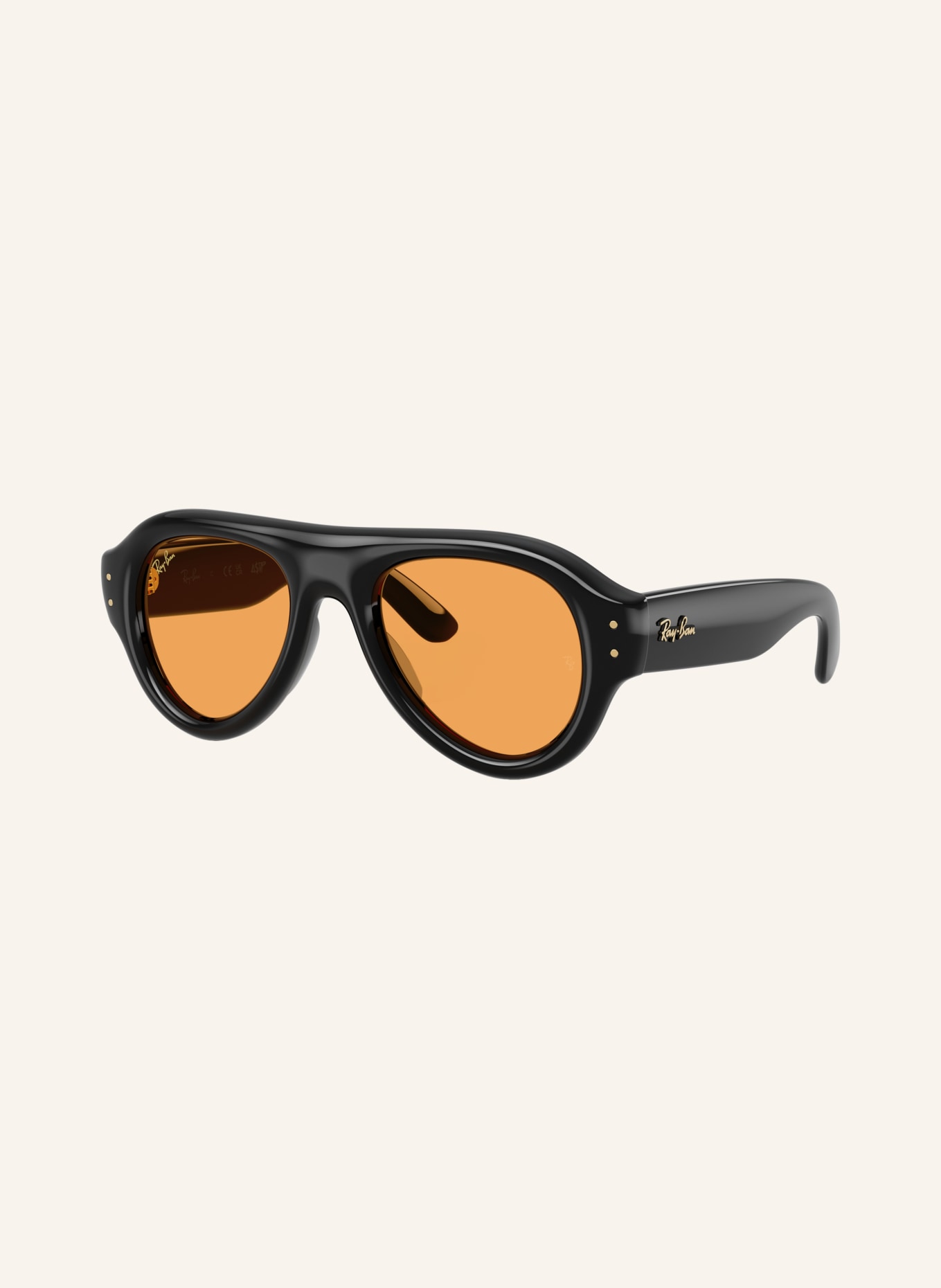 Ray-Ban Sunglasses RB4925: BLACK/ORANGE