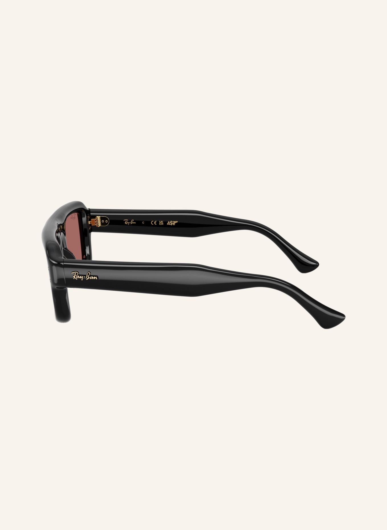 Ray-Ban RB4954 Sunglasses: BLACK/ DARK VIOLET