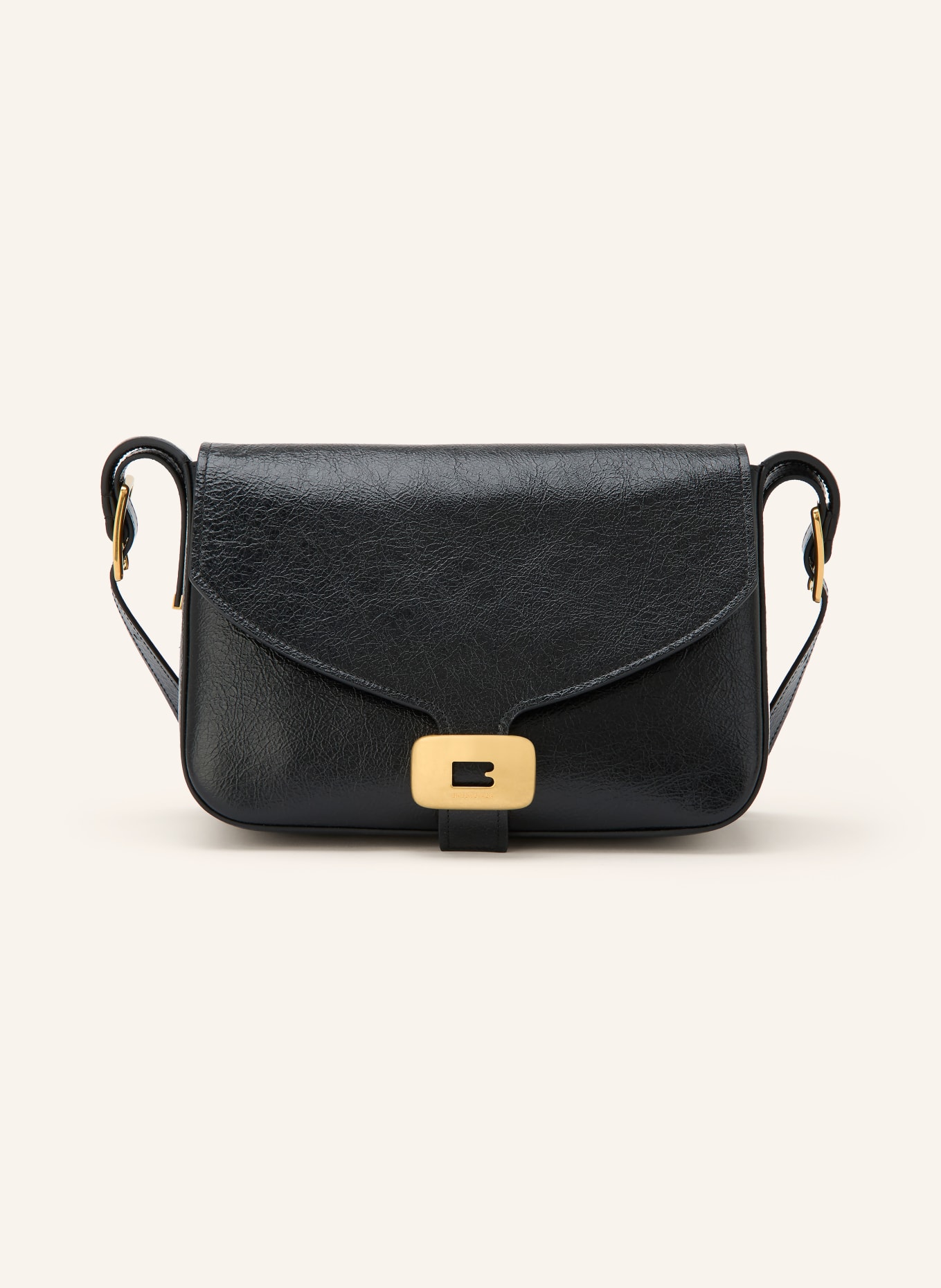 BALENCIAGA Schultertasche CLICCA MEDIUM: SCHWARZ / GOLD