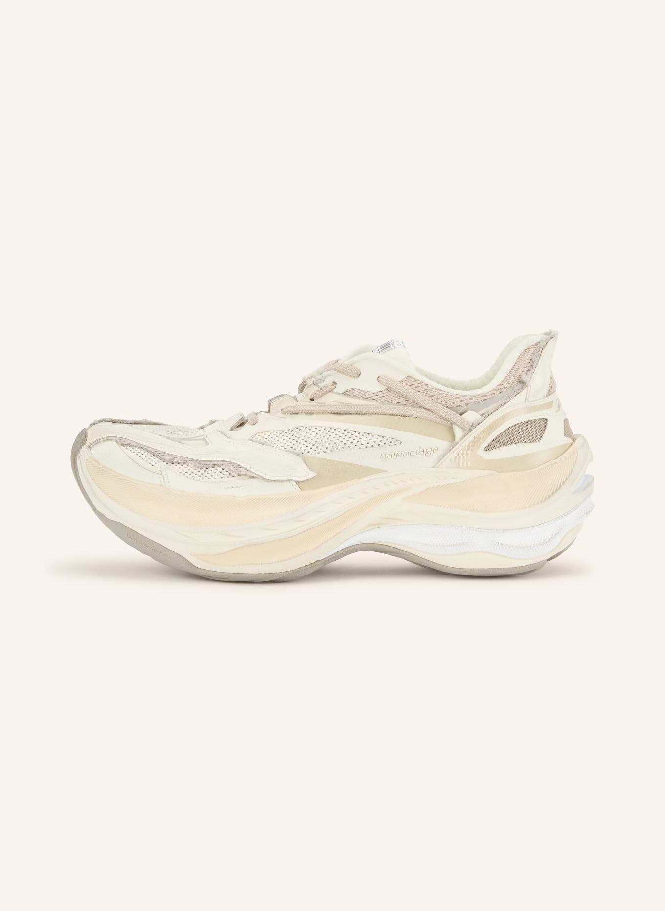 BALENCIAGA Sneaker JET: ECRU / HELLBRAUN / BEIGE
