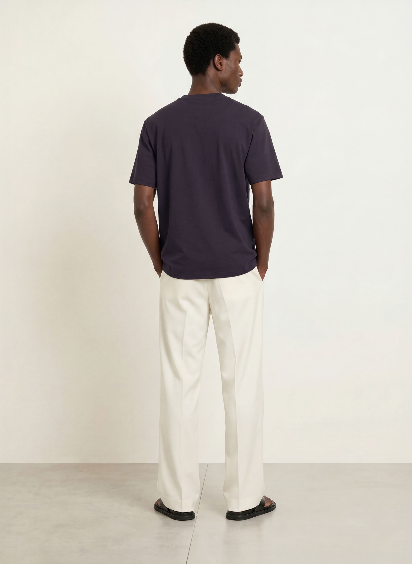 SANDRO T-Shirt: DUNKELBLAU