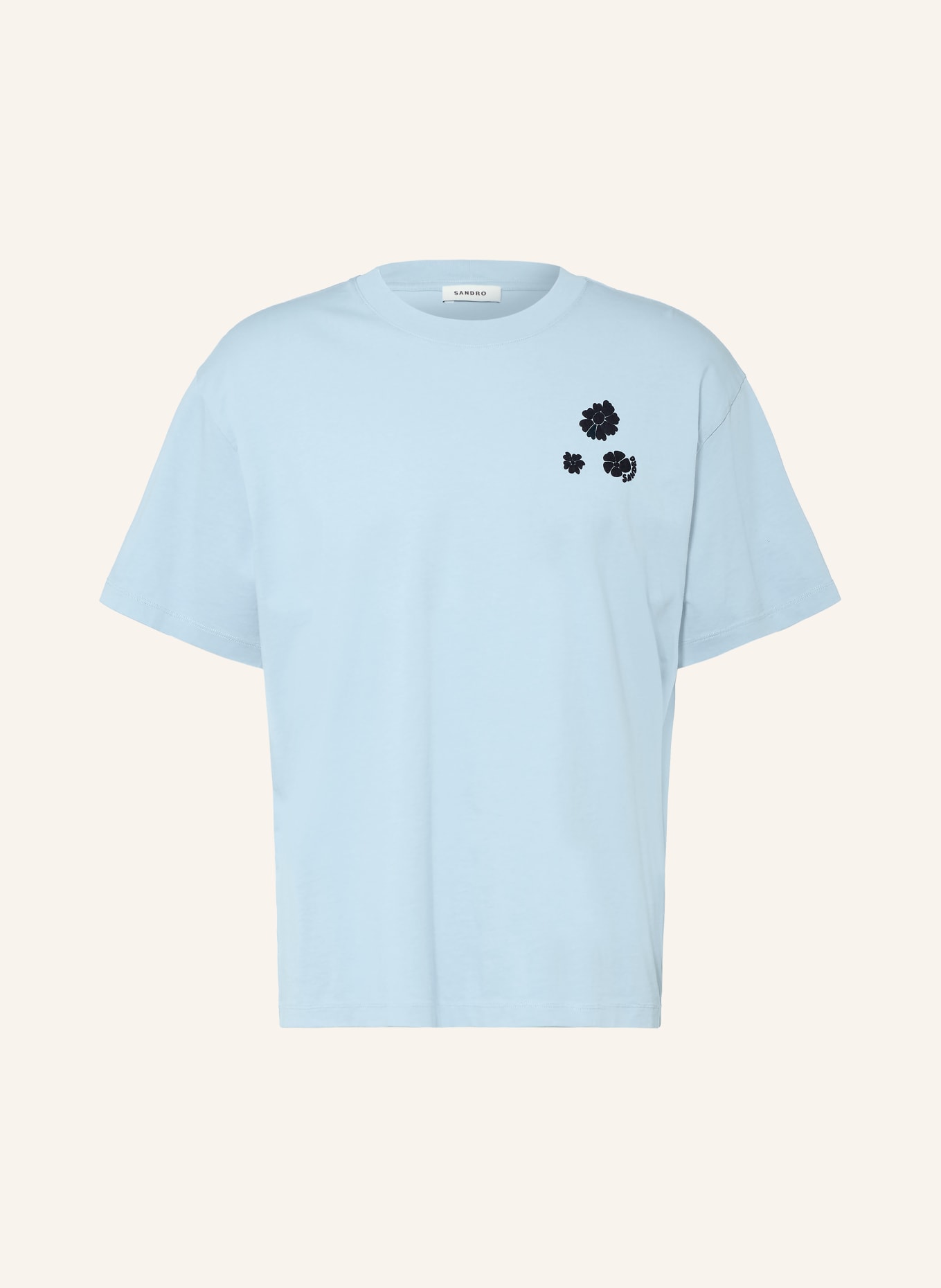 SANDRO T-Shirt: HELLBLAU