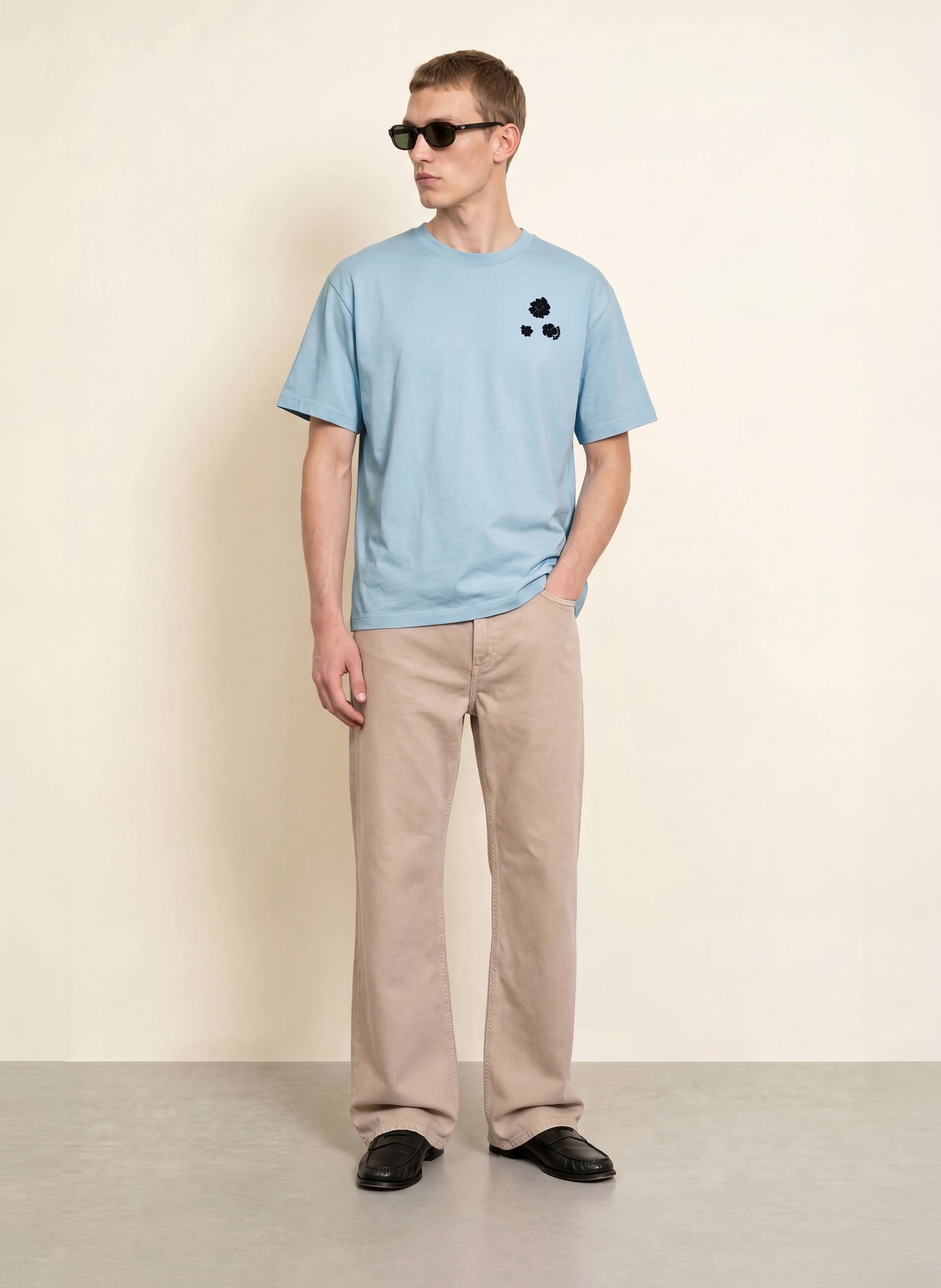 SANDRO T-Shirt: HELLBLAU